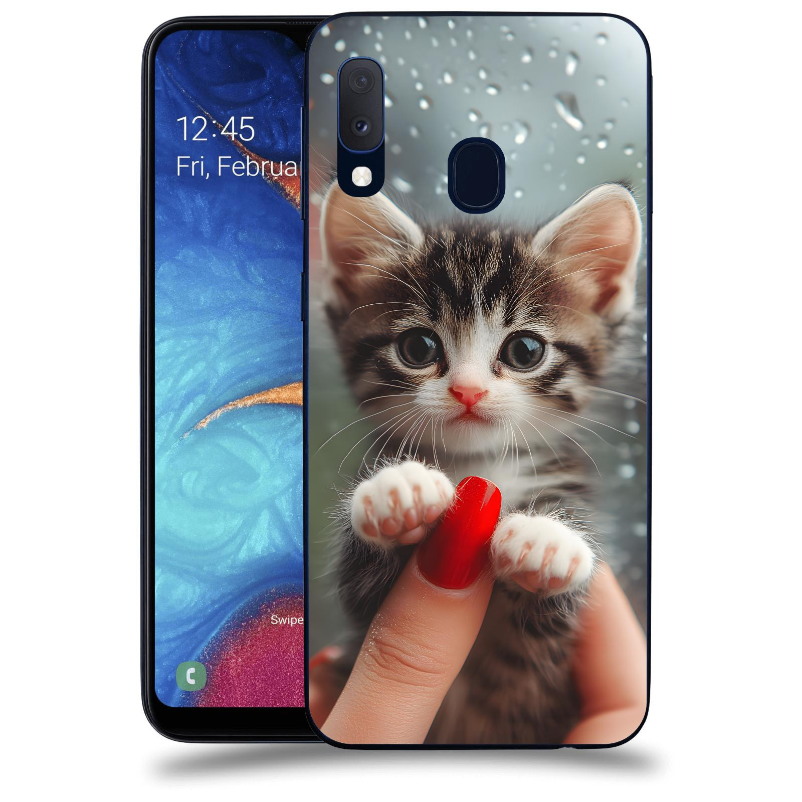 ACOVER Kryt na mobil Samsung Galaxy A20e A202F - Koťátko 2