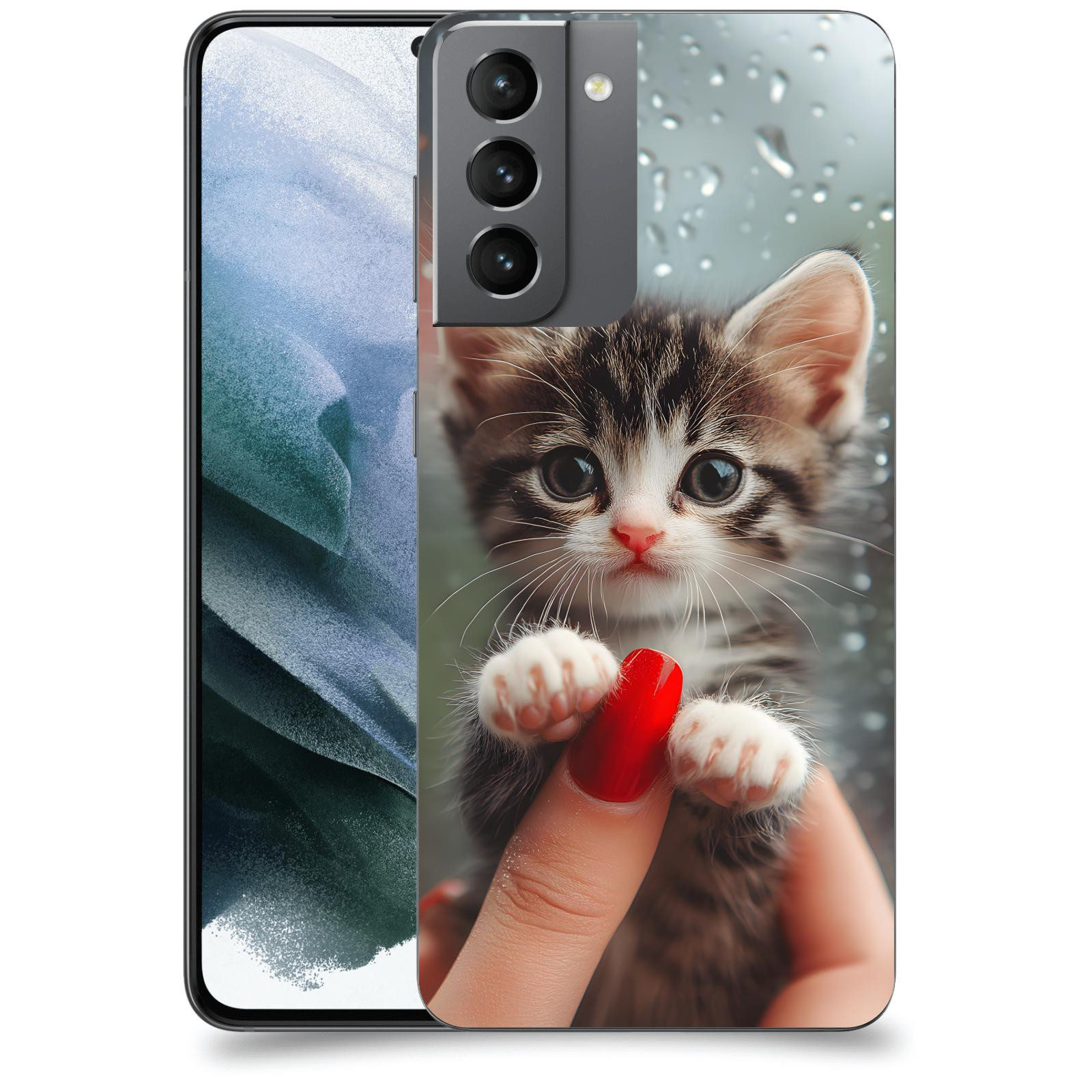 ACOVER Kryt na mobil Samsung Galaxy S21 G991B - Koťátko 2
