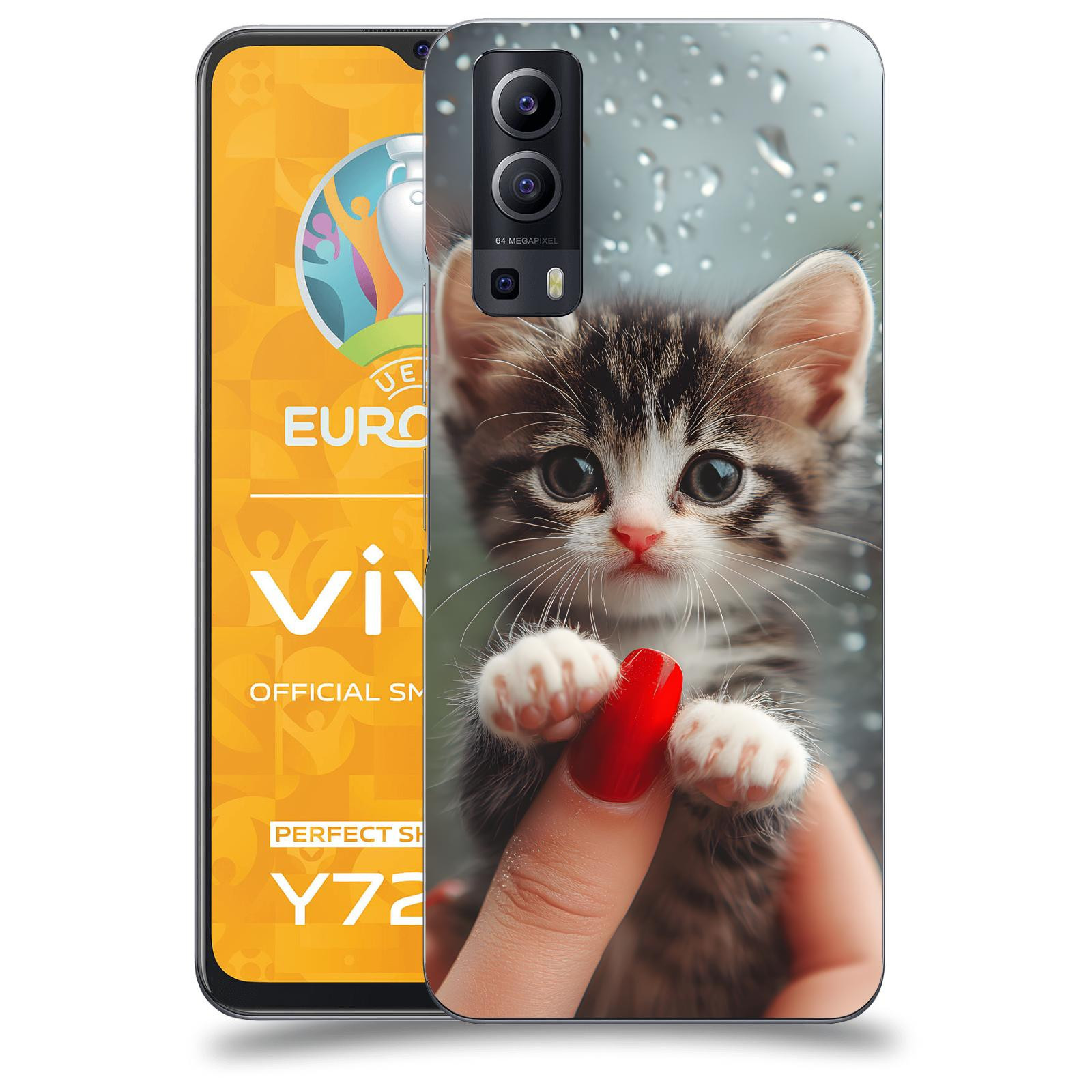 ACOVER Kryt na mobil Vivo Y72 5G - Koťátko 2