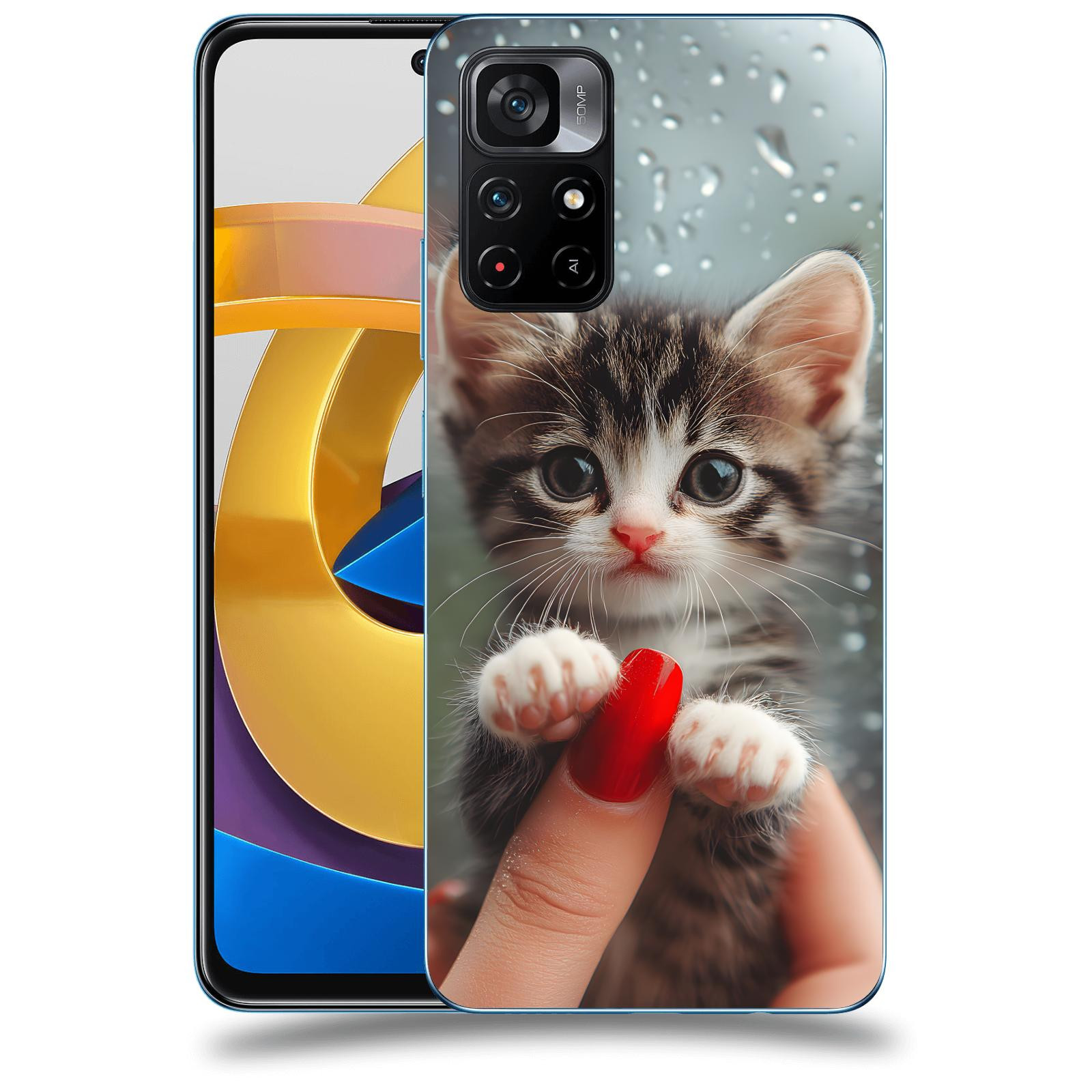 ACOVER Kryt na mobil Xiaomi Poco M4 Pro - Koťátko 2