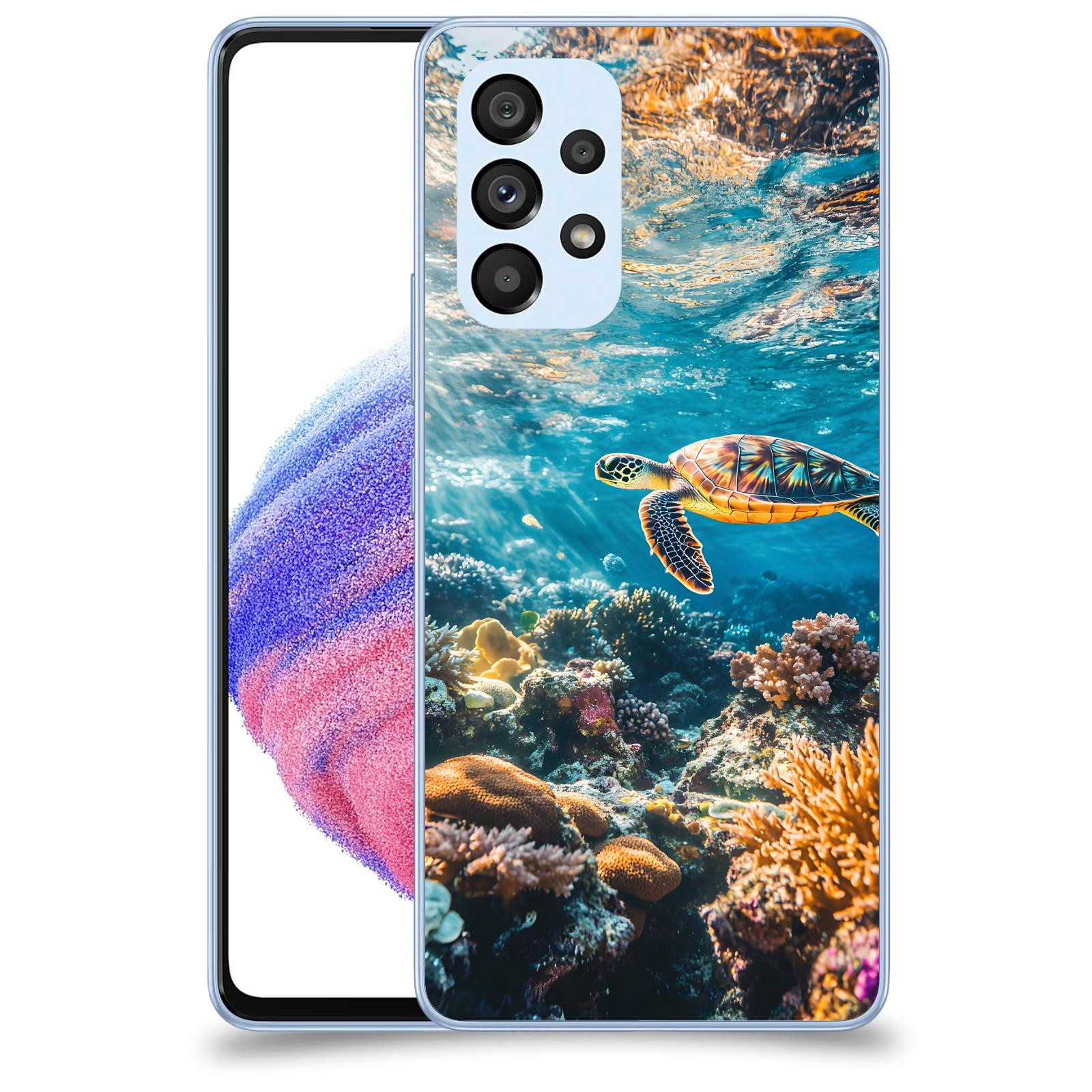 ACOVER Kryt na mobil Samsung Galaxy A32 5G A326B - Želva