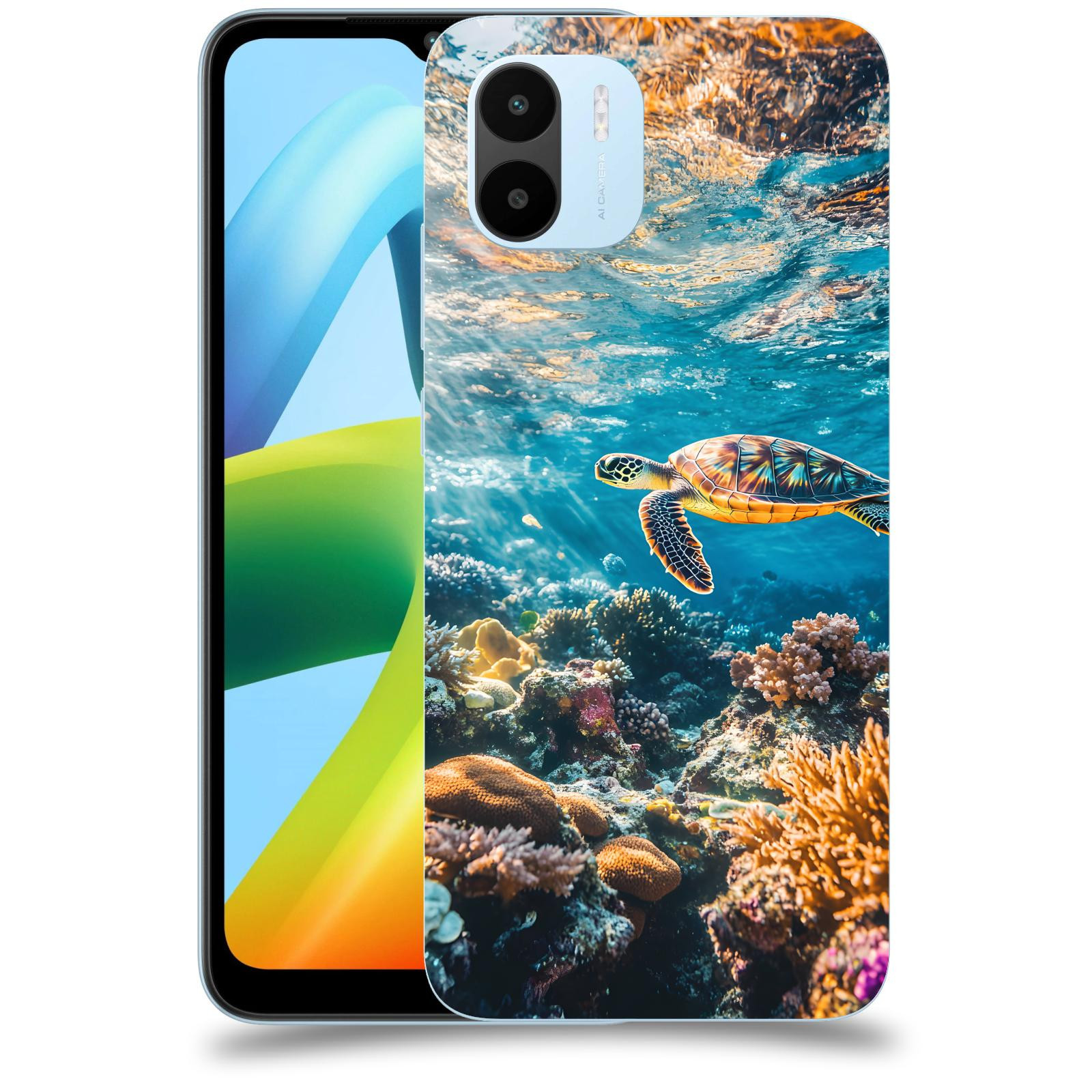 ACOVER Kryt na mobil Xiaomi Redmi A1 - Želva