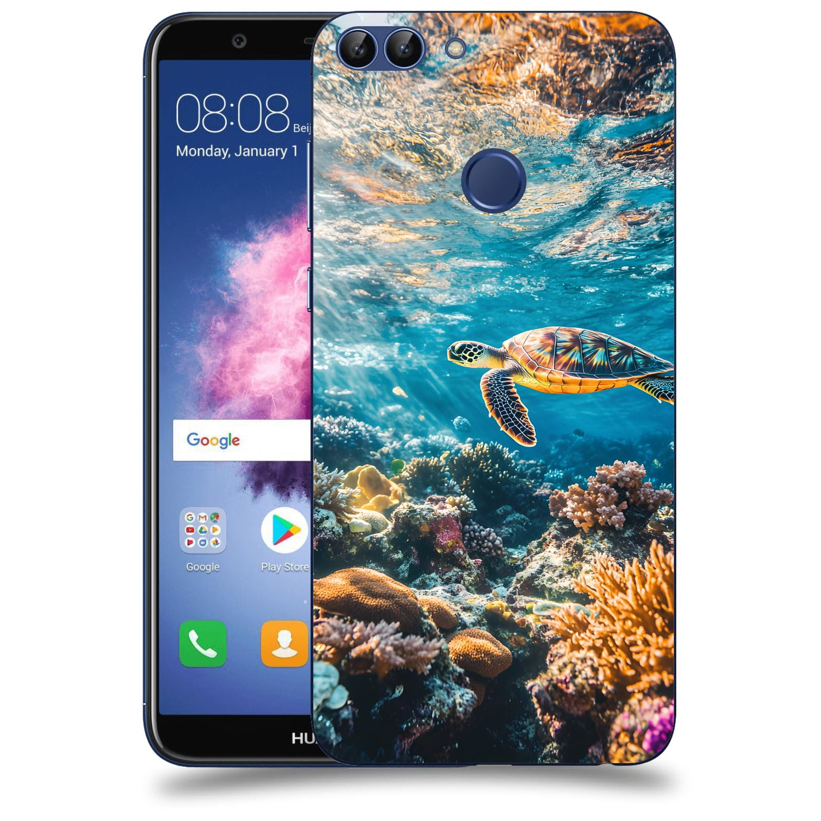 ACOVER Kryt na mobil Huawei P Smart - Želva