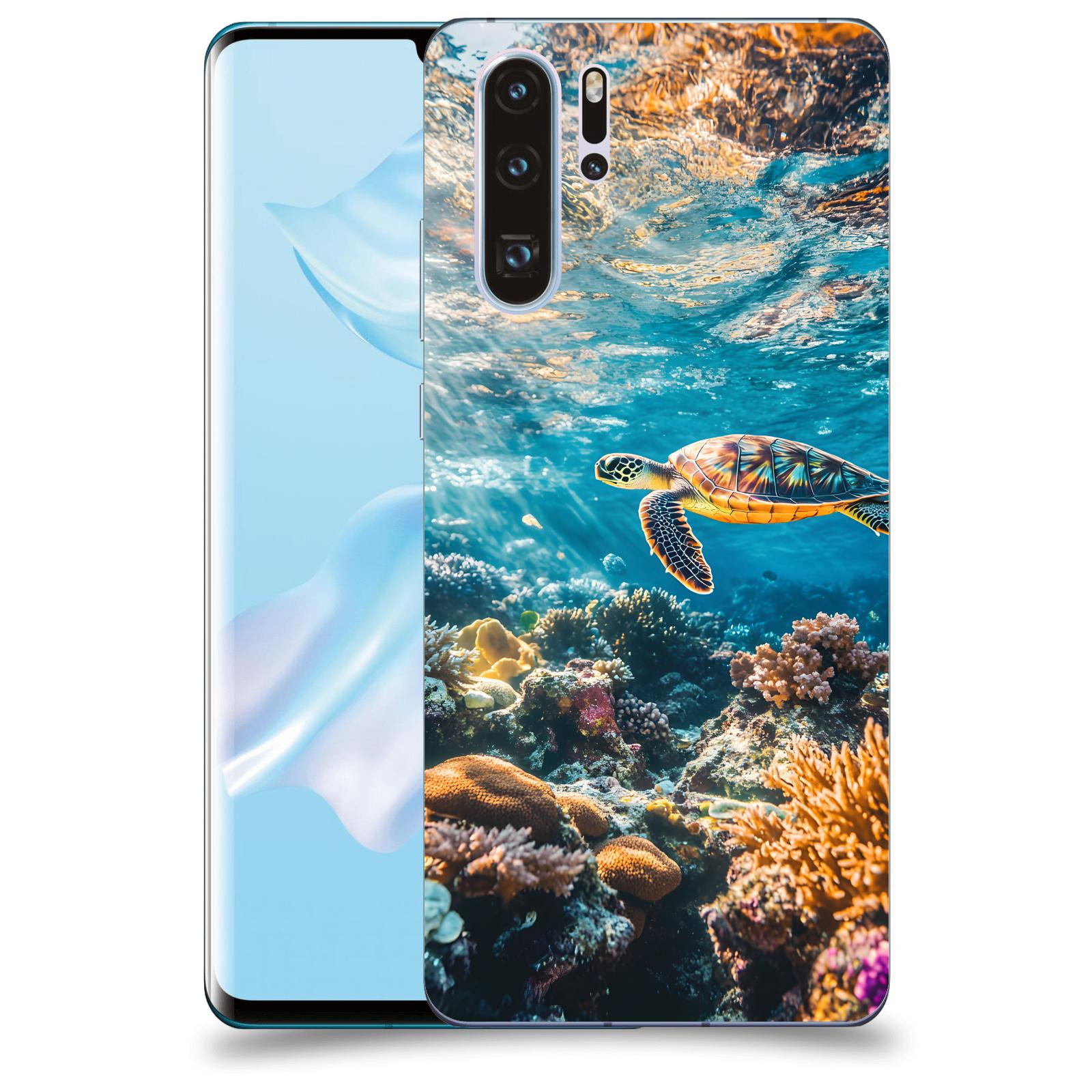 ACOVER Kryt na mobil Huawei P30 - Želva
