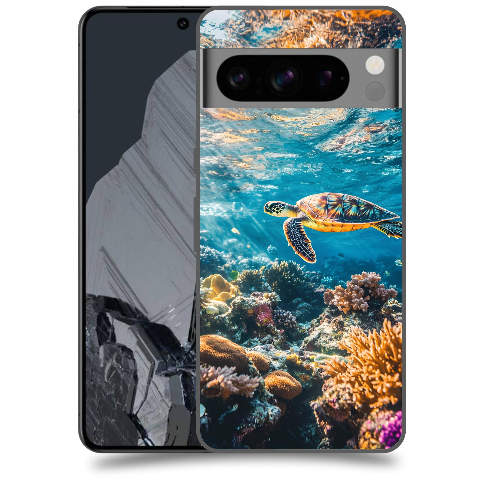 ACOVER Kryt na mobil Google Pixel 8 Pro - Želva