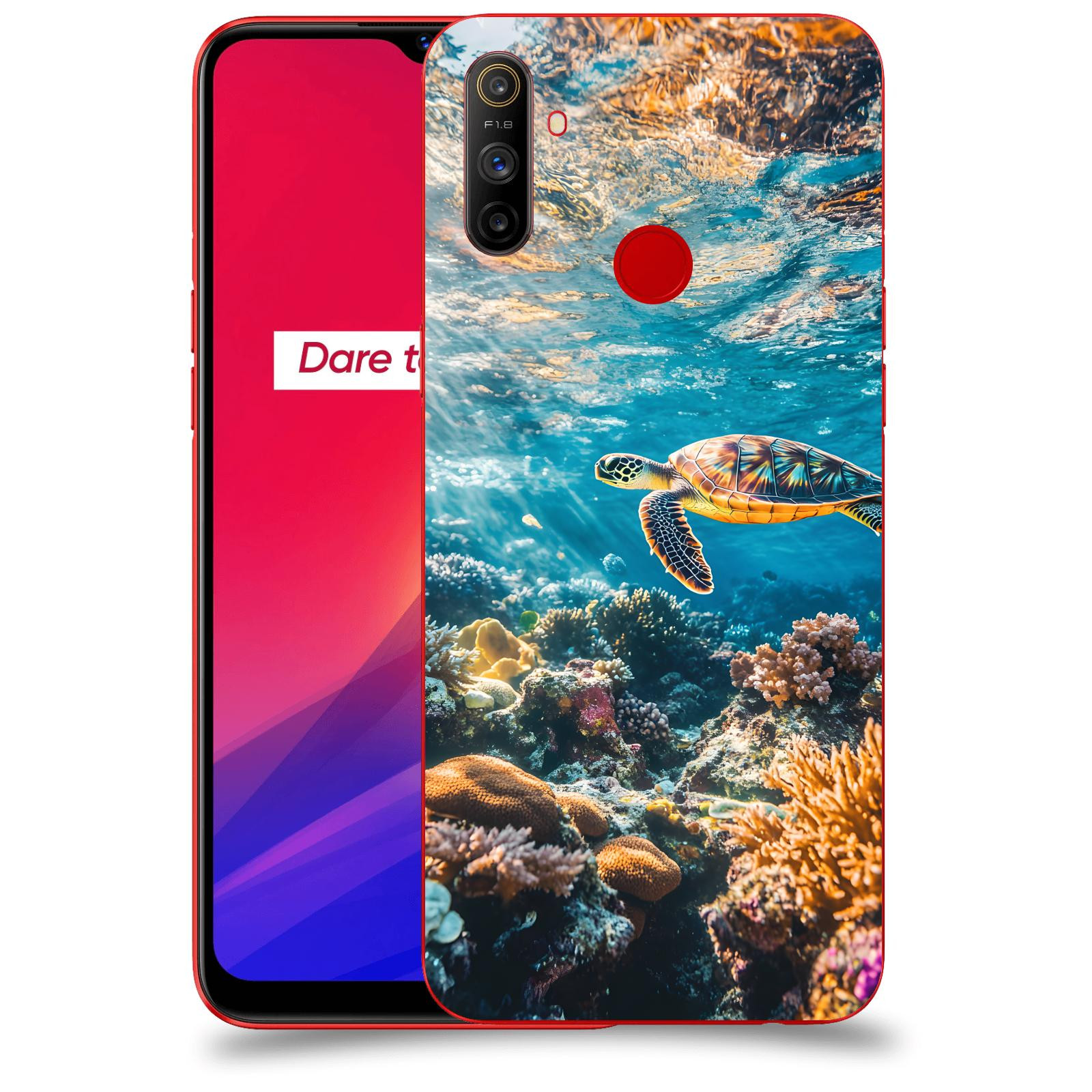 ACOVER Kryt na mobil Realme C3 - Želva