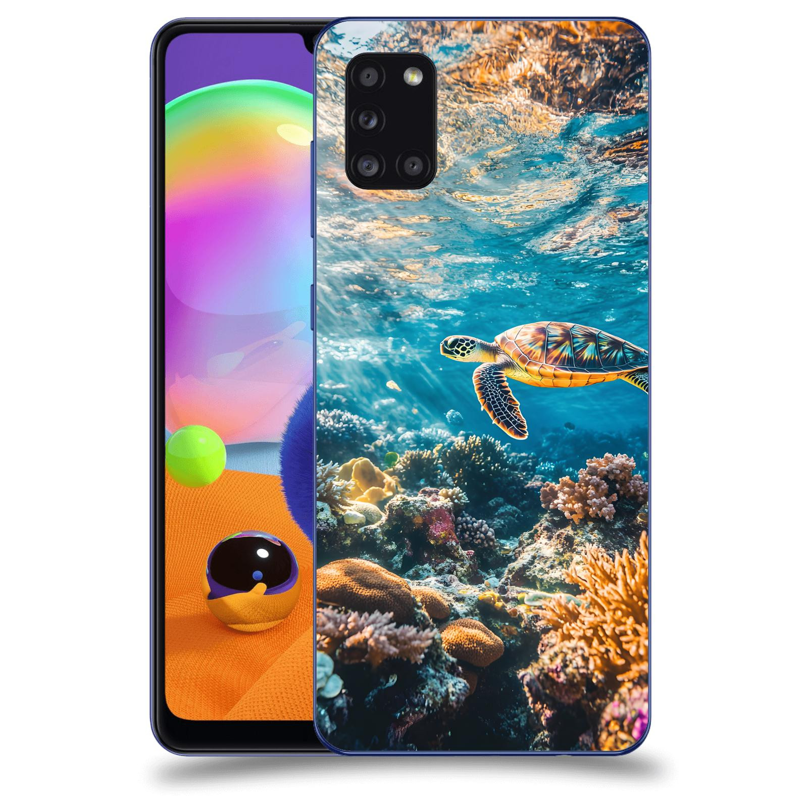 ACOVER Kryt na mobil Samsung Galaxy A31 A315F - Želva