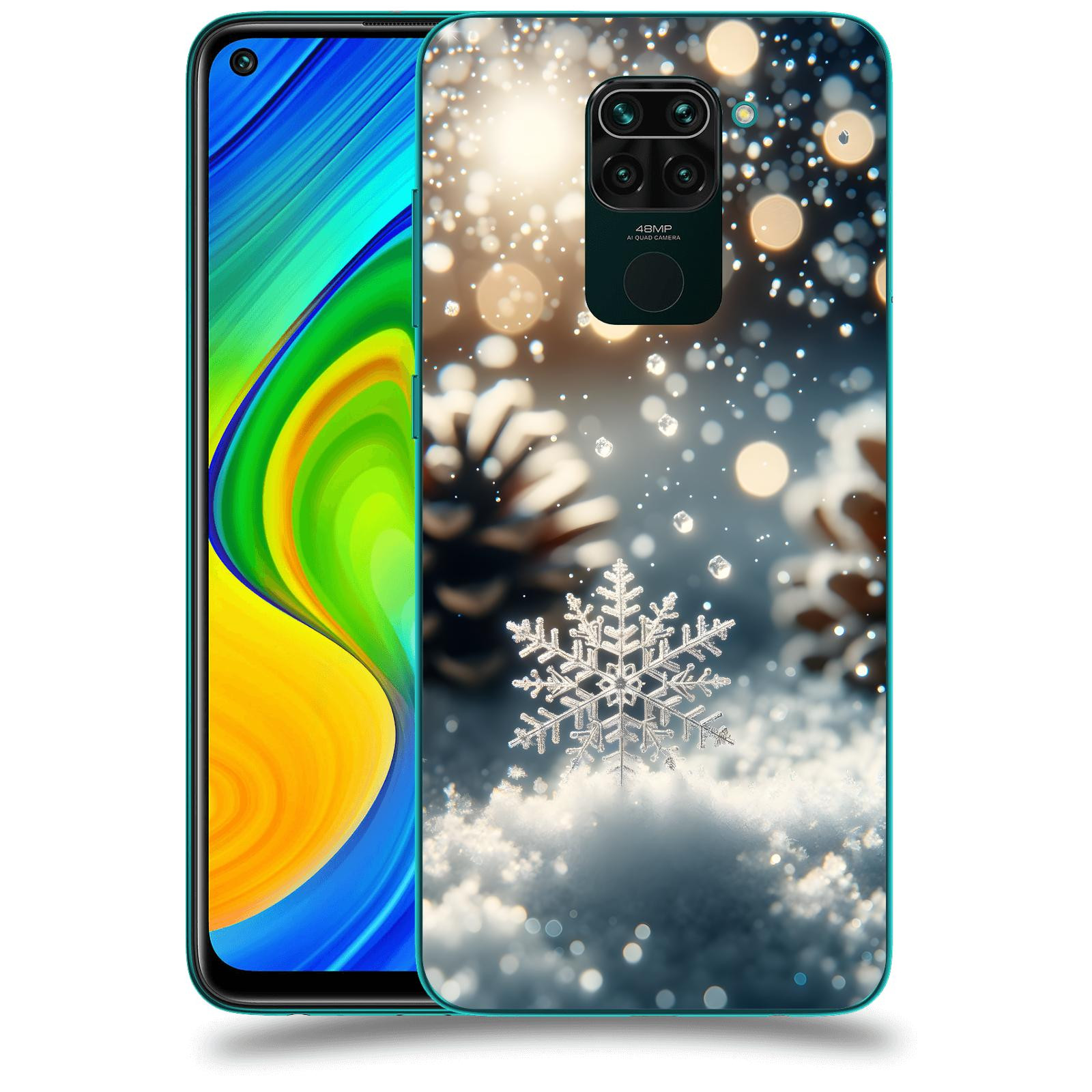 ACOVER Kryt na mobil Xiaomi Redmi Note 9 - Vločka