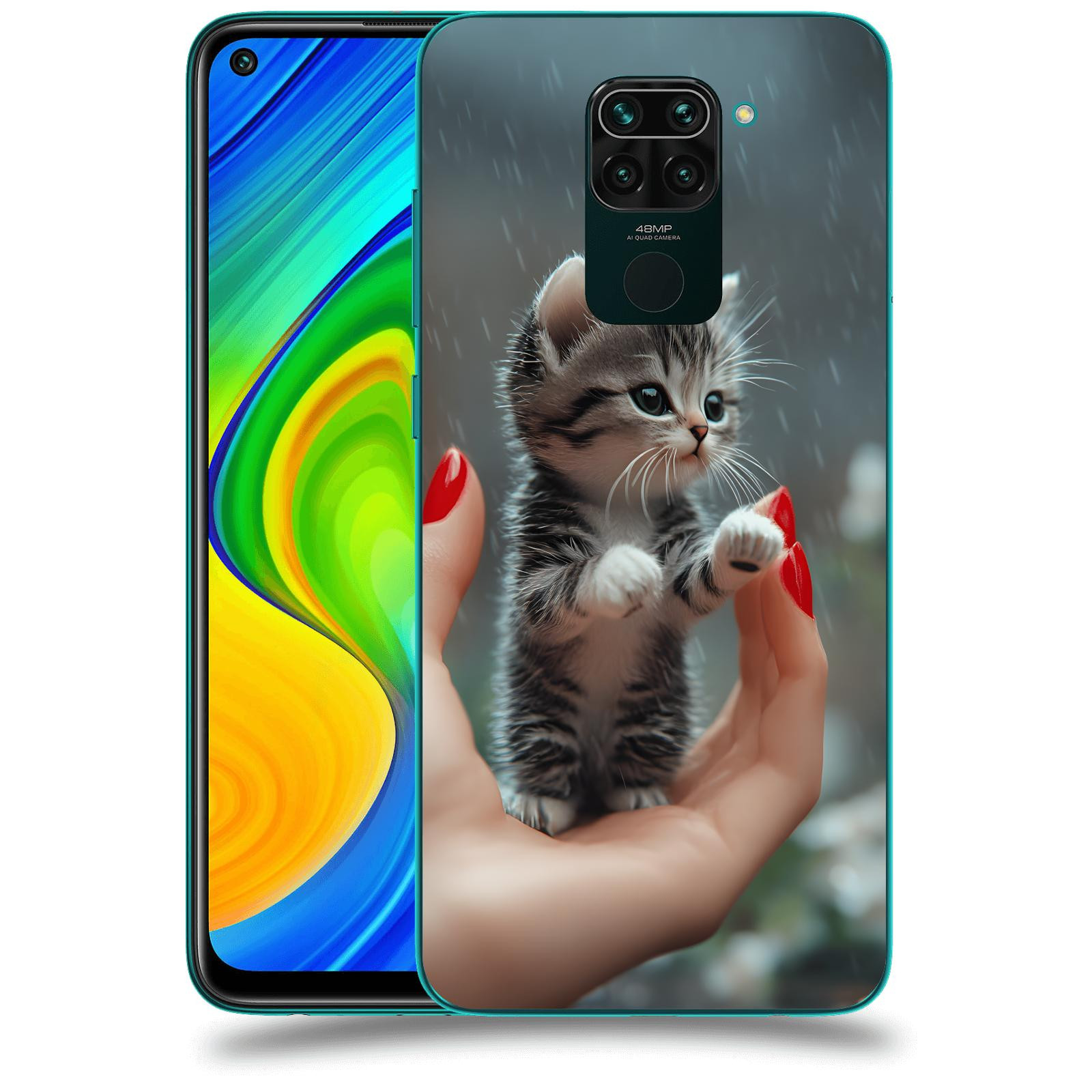 ACOVER Kryt na mobil Xiaomi Redmi Note 9 - Koťátko