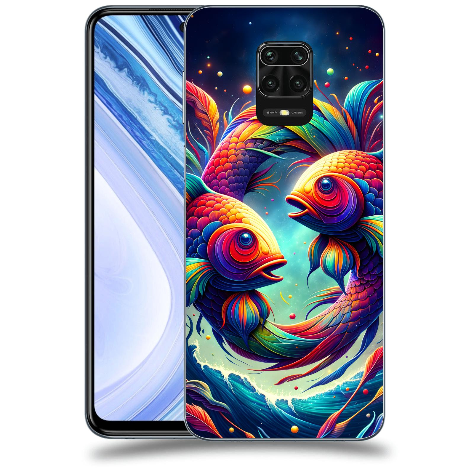 ACOVER Kryt na mobil Xiaomi Redmi Note 9 Pro - Ryby