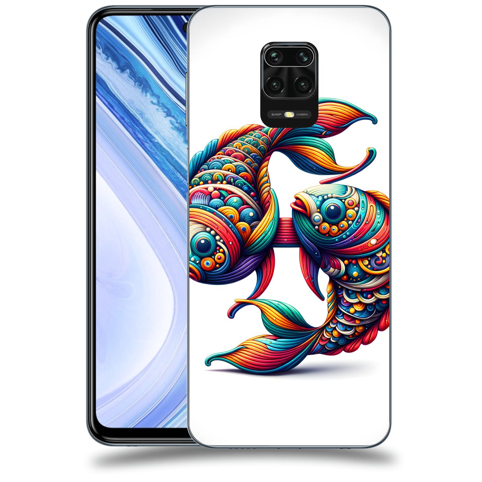 ACOVER Kryt na mobil Xiaomi Redmi Note 9 Pro - Ryby 2