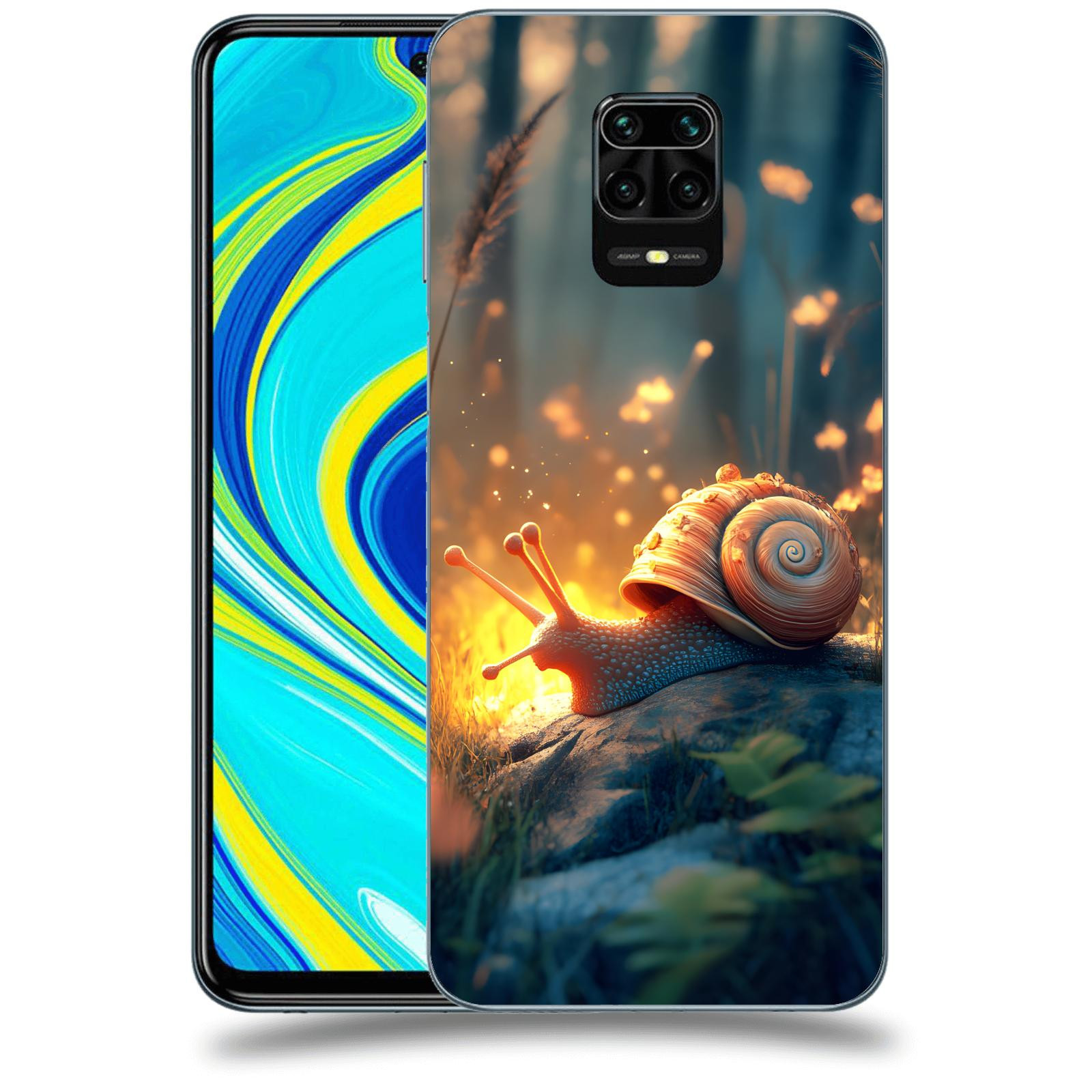 ACOVER Kryt na mobil Xiaomi Redmi Note 9S - Šnek