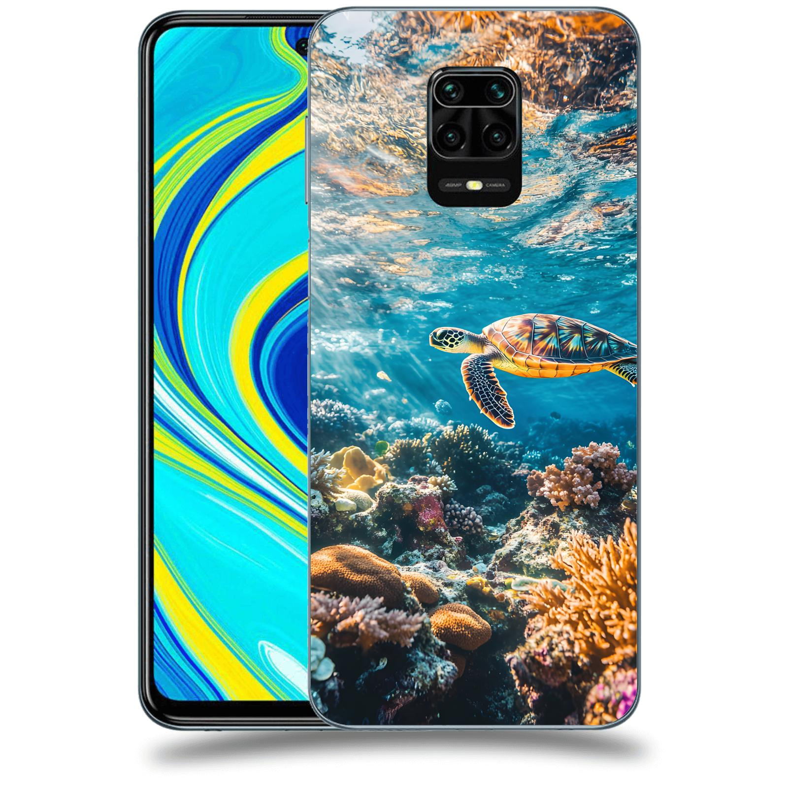 ACOVER Kryt na mobil Xiaomi Redmi Note 9S - Želva