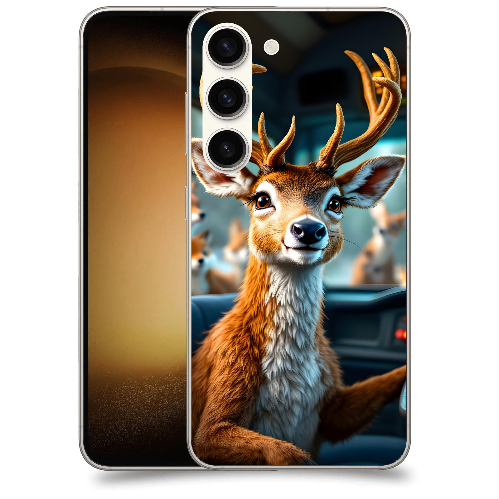 ACOVER Kryt na mobil Samsung Galaxy S23 5G - Jelen