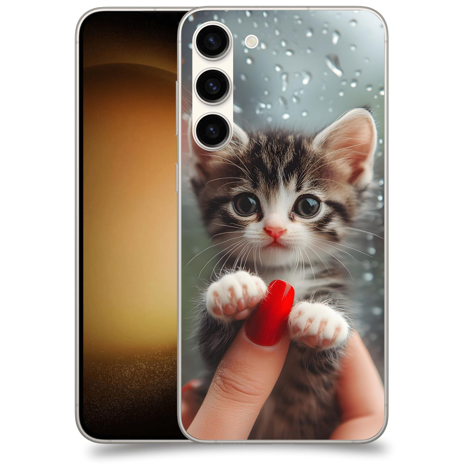ACOVER Kryt na mobil Samsung Galaxy S23+ 5G - Koťátko 2