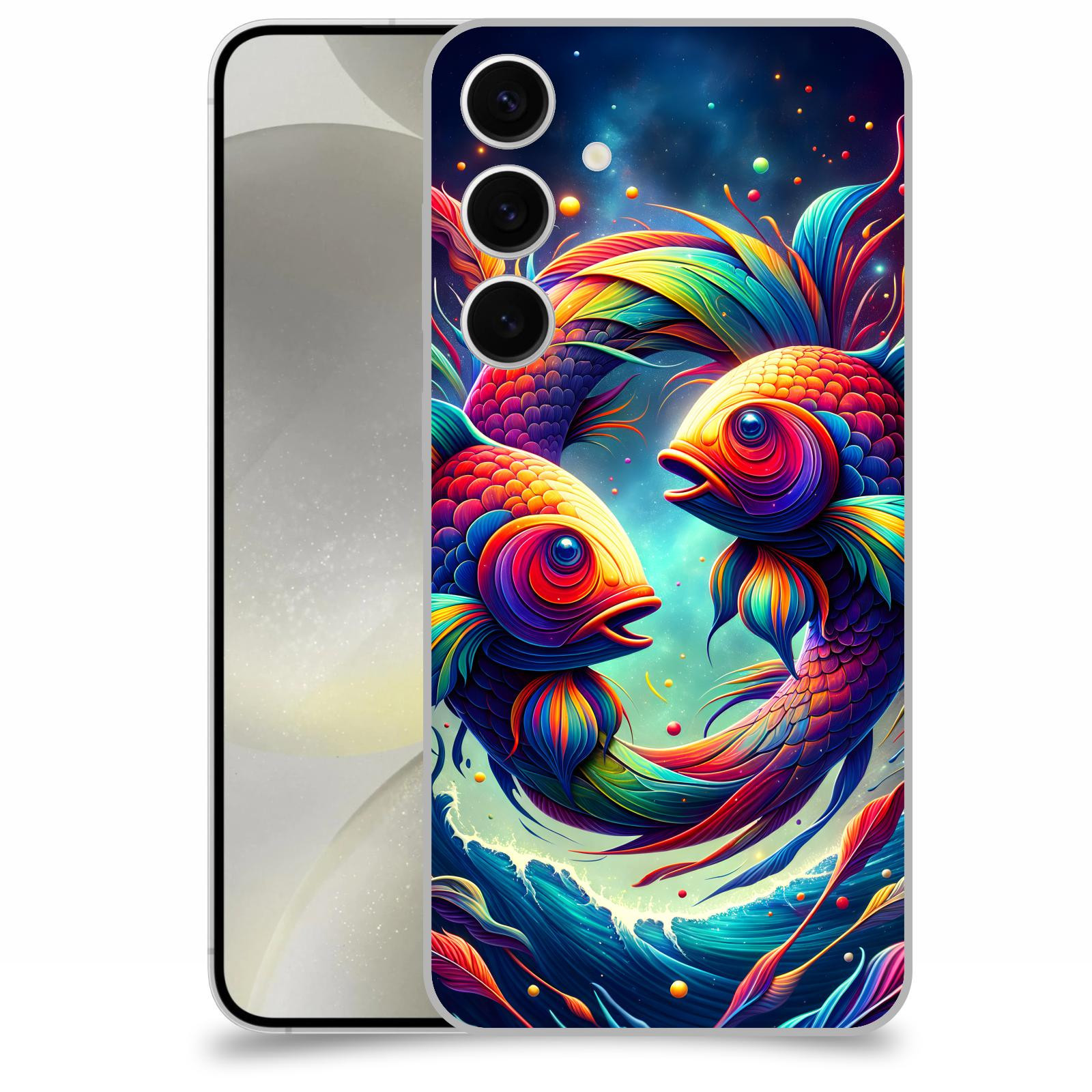 ACOVER Kryt na mobil Samsung Galaxy S24+ - Ryby