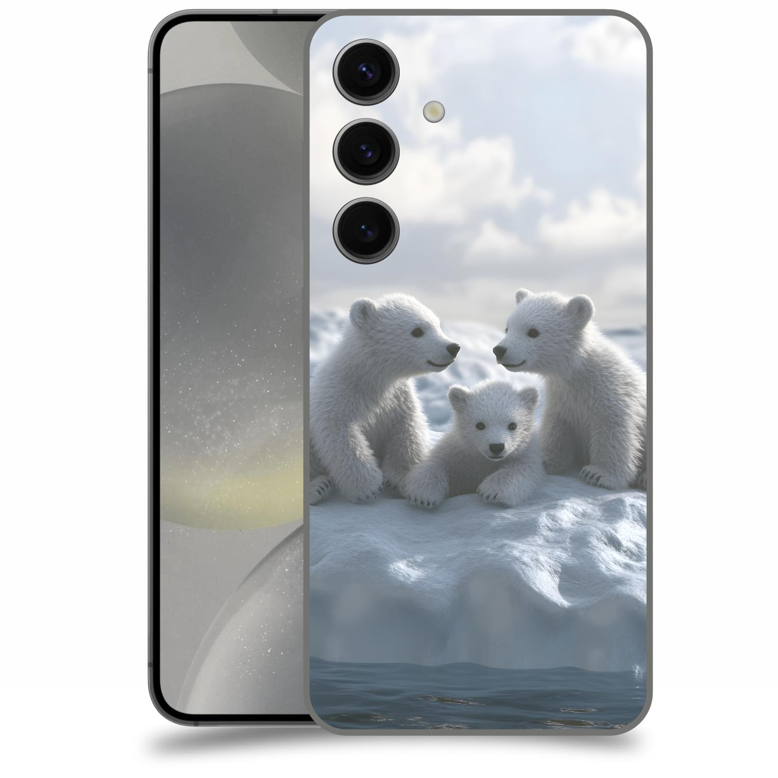 ACOVER Kryt na mobil Samsung Galaxy S24 - Medvíďata