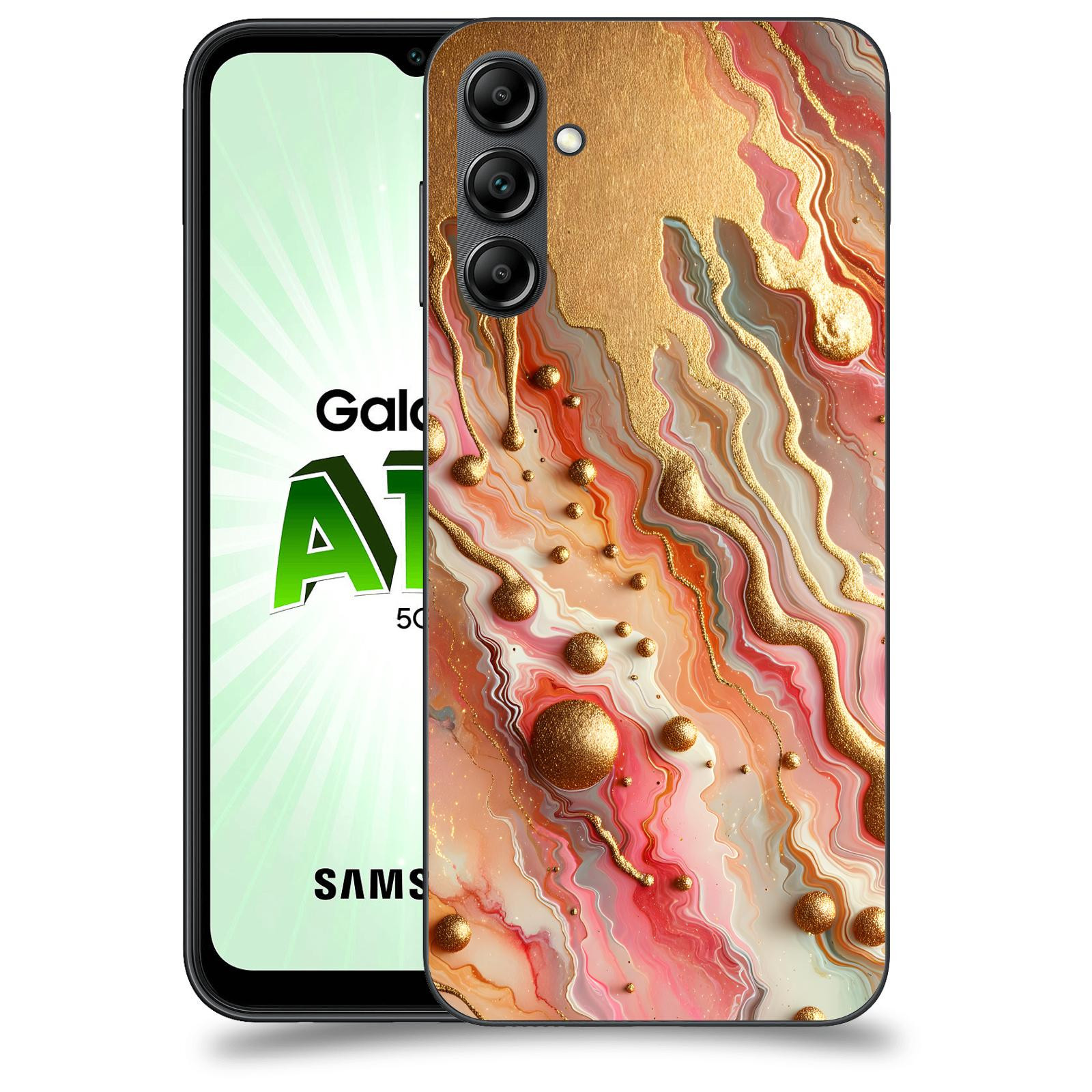 ACOVER Kryt na mobil Samsung Galaxy A14 5G - Liquid Gold