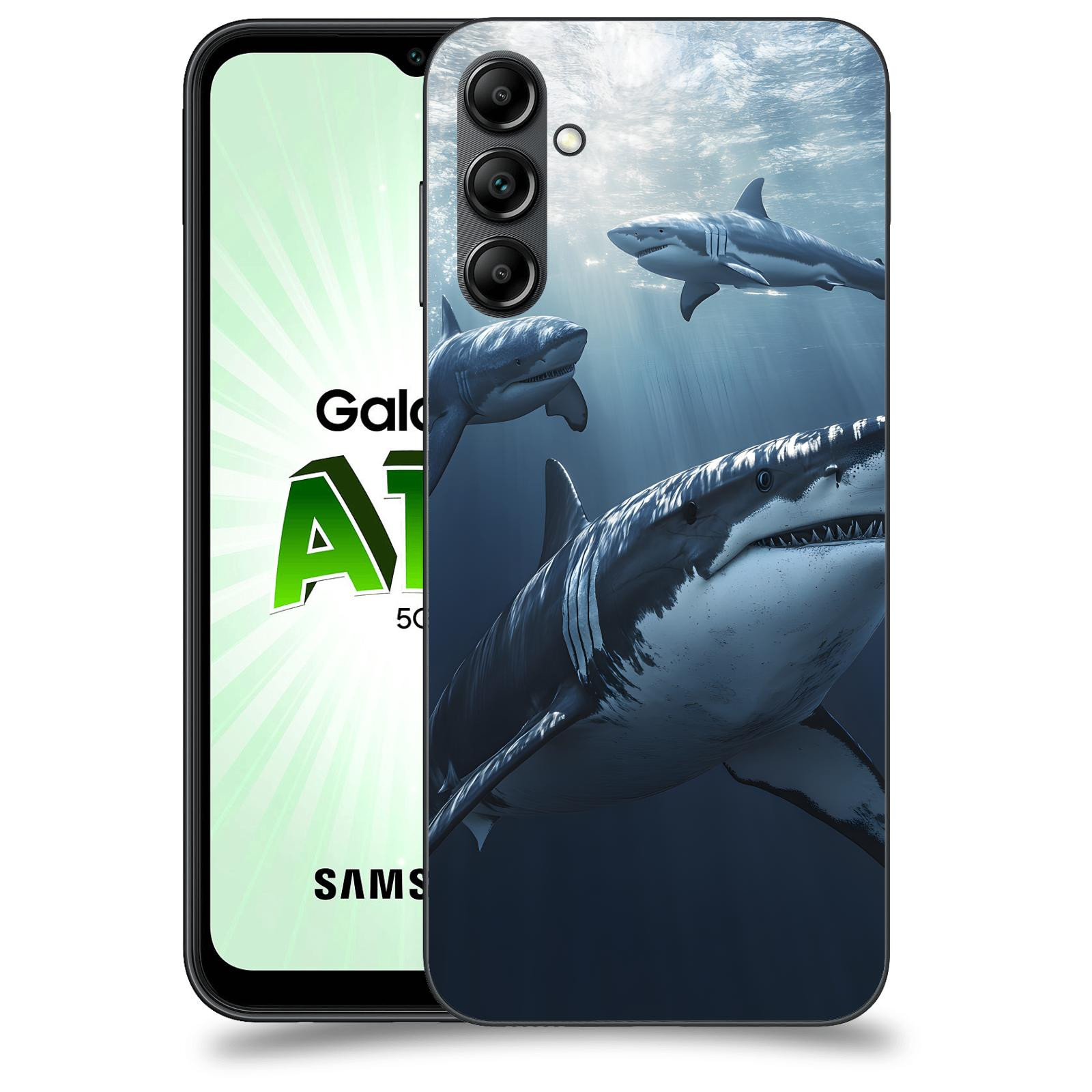 ACOVER Kryt na mobil Samsung Galaxy A14 5G - Žraloci