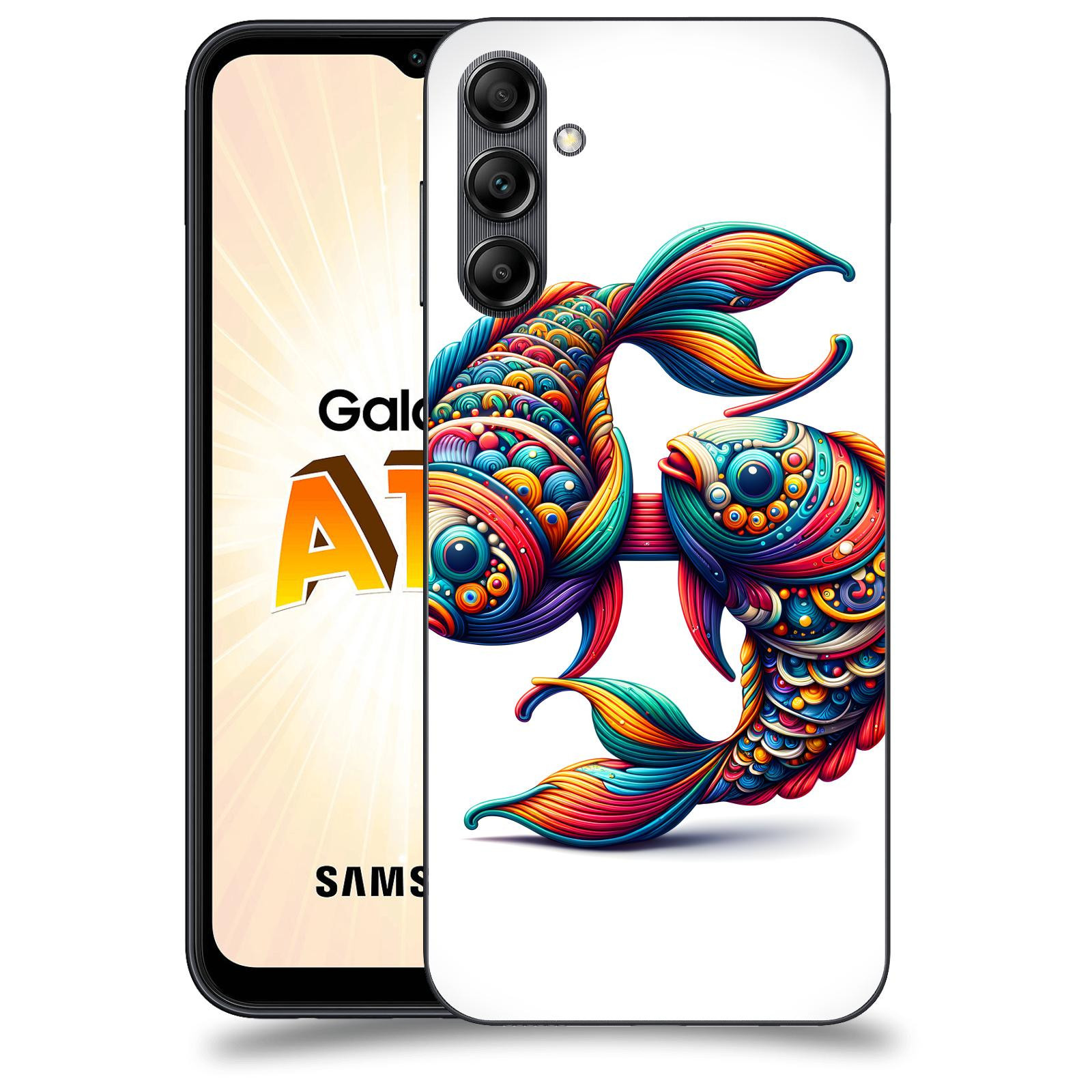 ACOVER Kryt na mobil Samsung Galaxy A14 LTE - Ryby 2