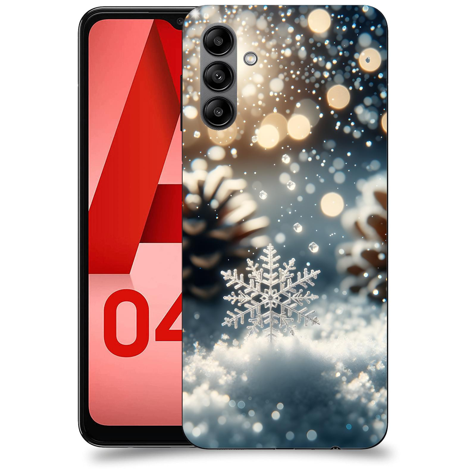 ACOVER Kryt na mobil Samsung Galaxy A04s - Vločka