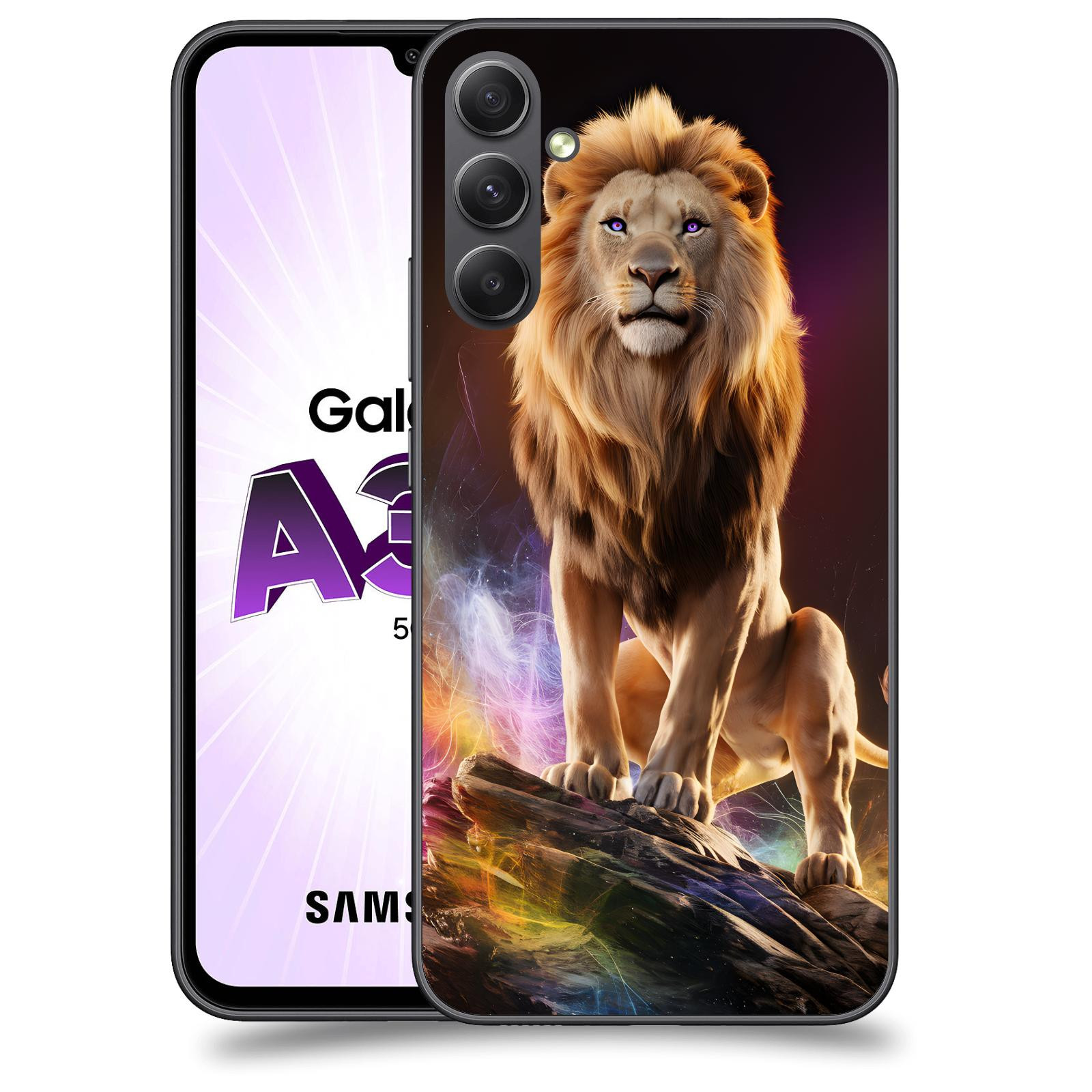 ACOVER Kryt na mobil Samsung Galaxy A34 - Magic Lion