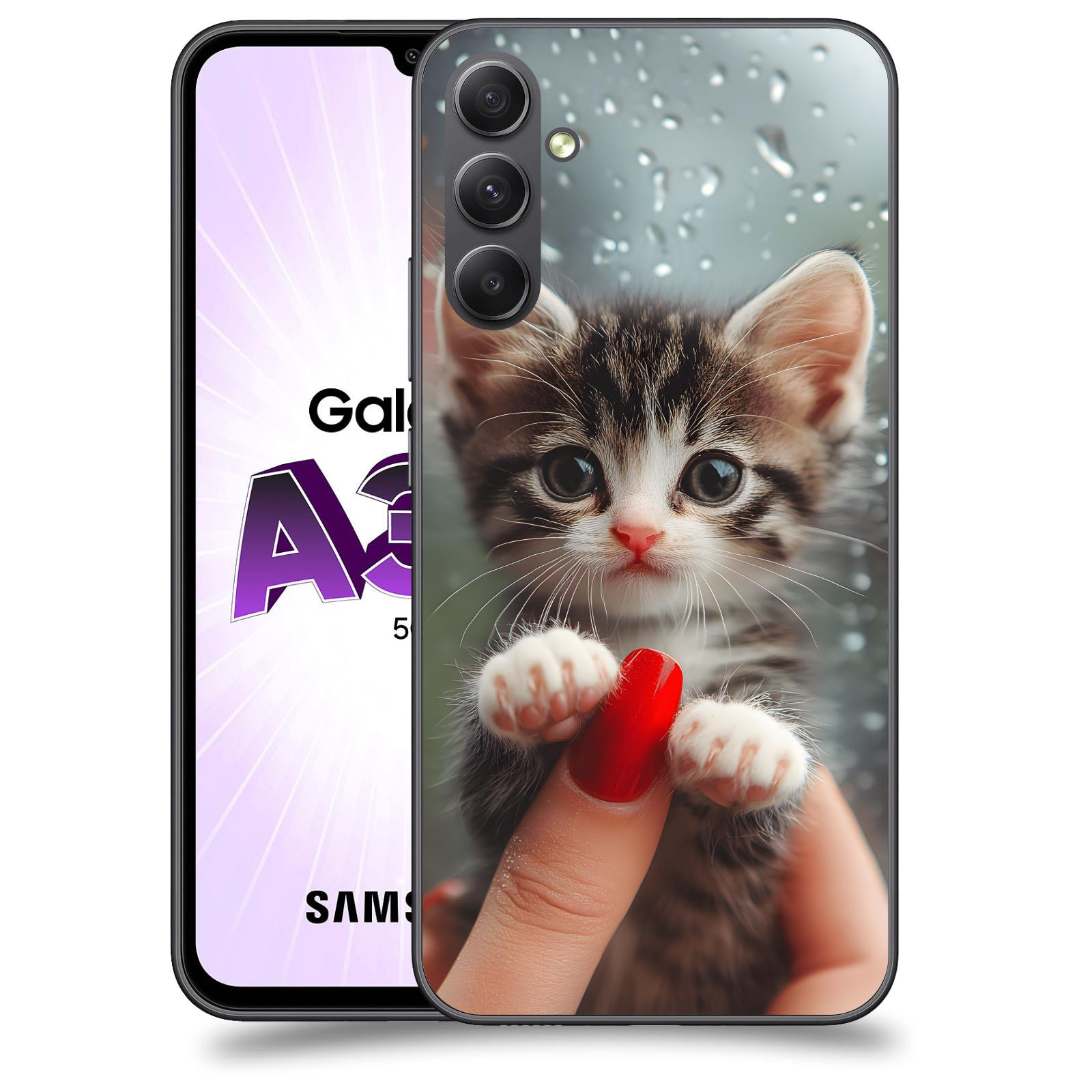 ACOVER Kryt na mobil Samsung Galaxy A34 - Koťátko 2