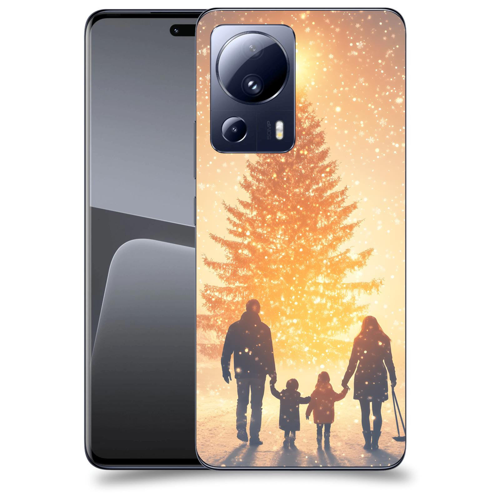 ACOVER Kryt na mobil Xiaomi 13 Lite - Family at the Christmas tree