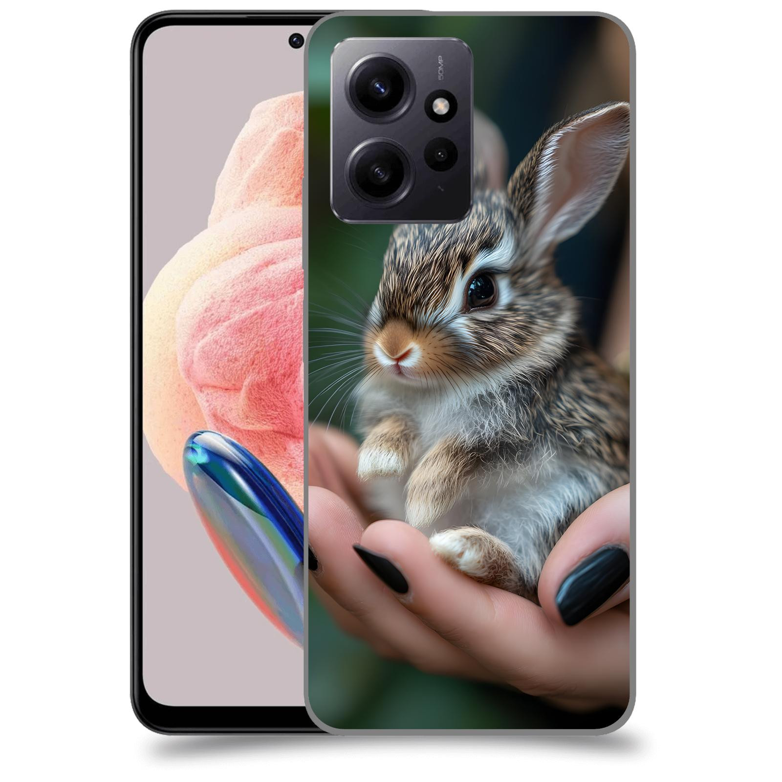ACOVER Kryt na mobil Xiaomi Redmi Note 12 4G - Králíček