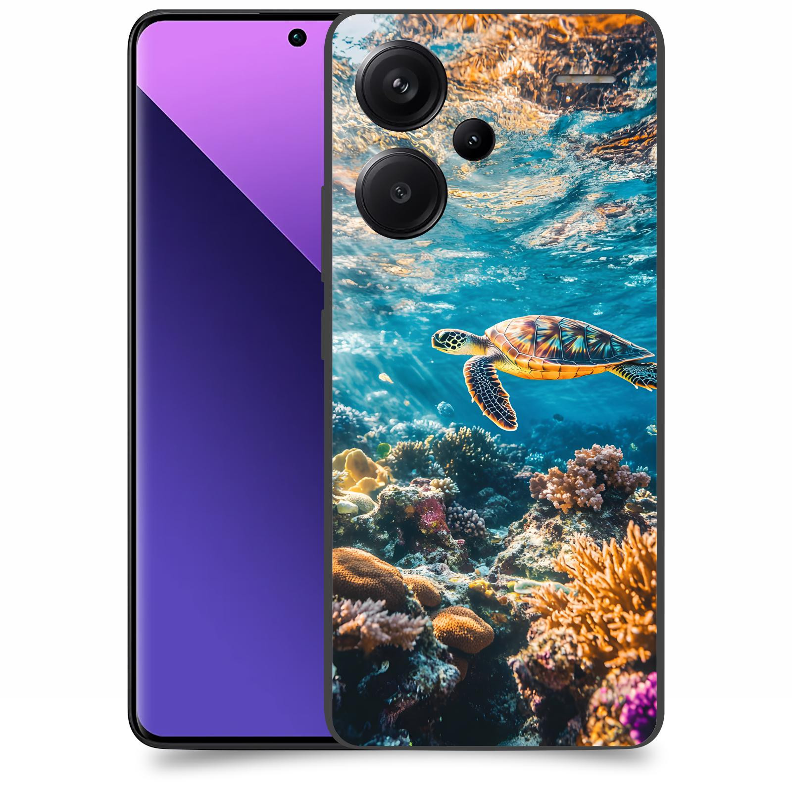 ACOVER Kryt na mobil Xiaomi Redmi Note 13 Pro+ 5G - Želva