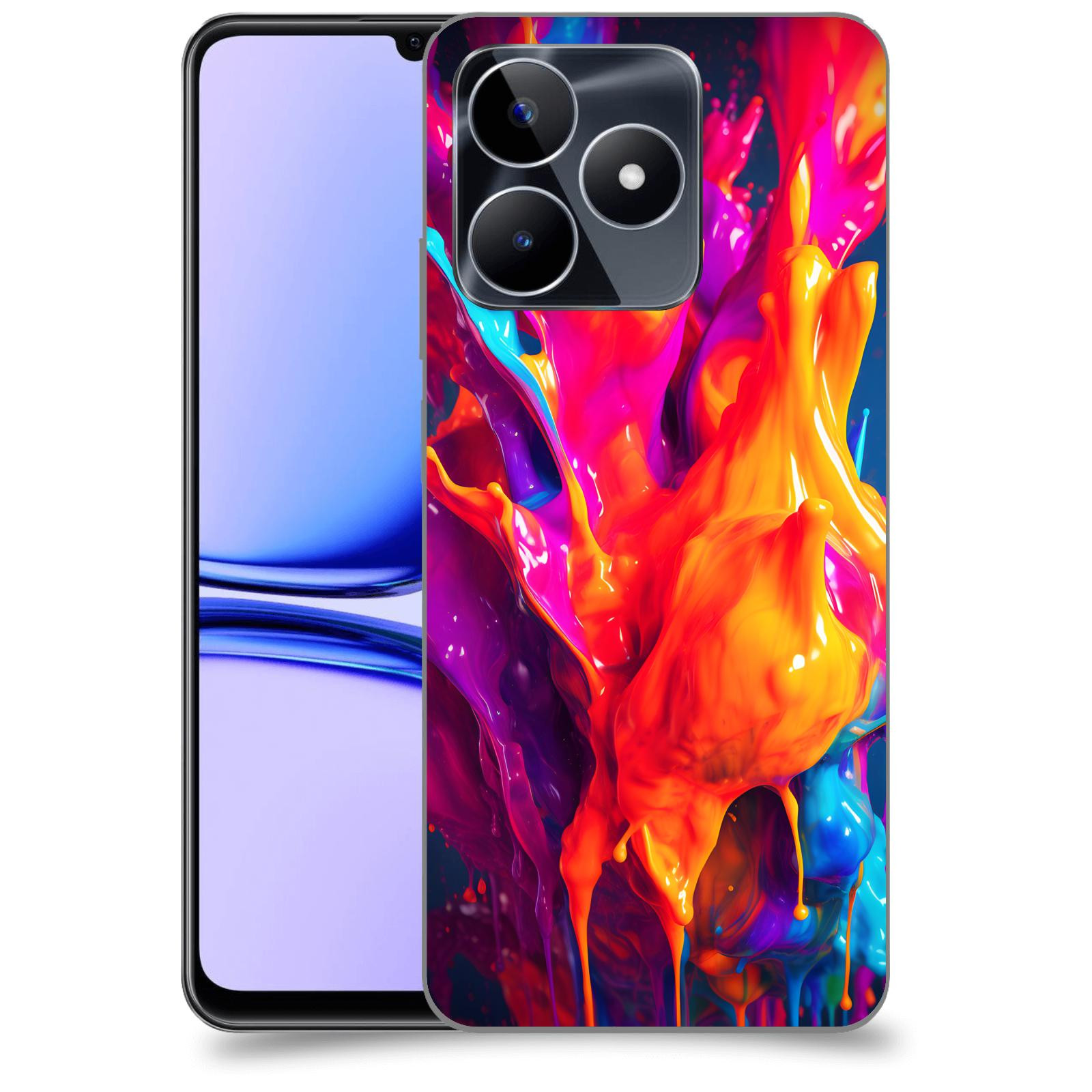 ACOVER Kryt na mobil Realme C53 - Beautiful Liquid I