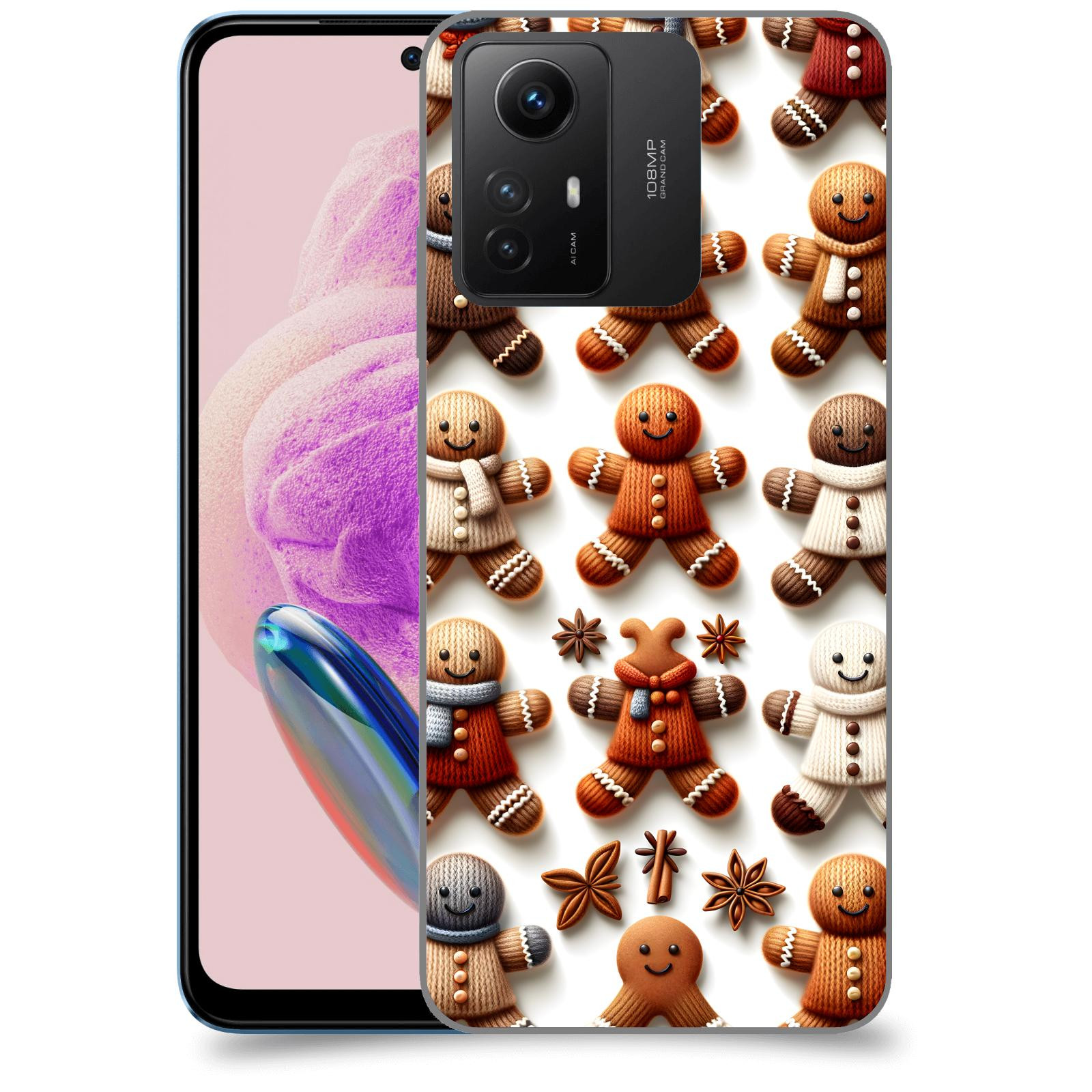 ACOVER Kryt na mobil Xiaomi Redmi Note 12S - Perníčky 2