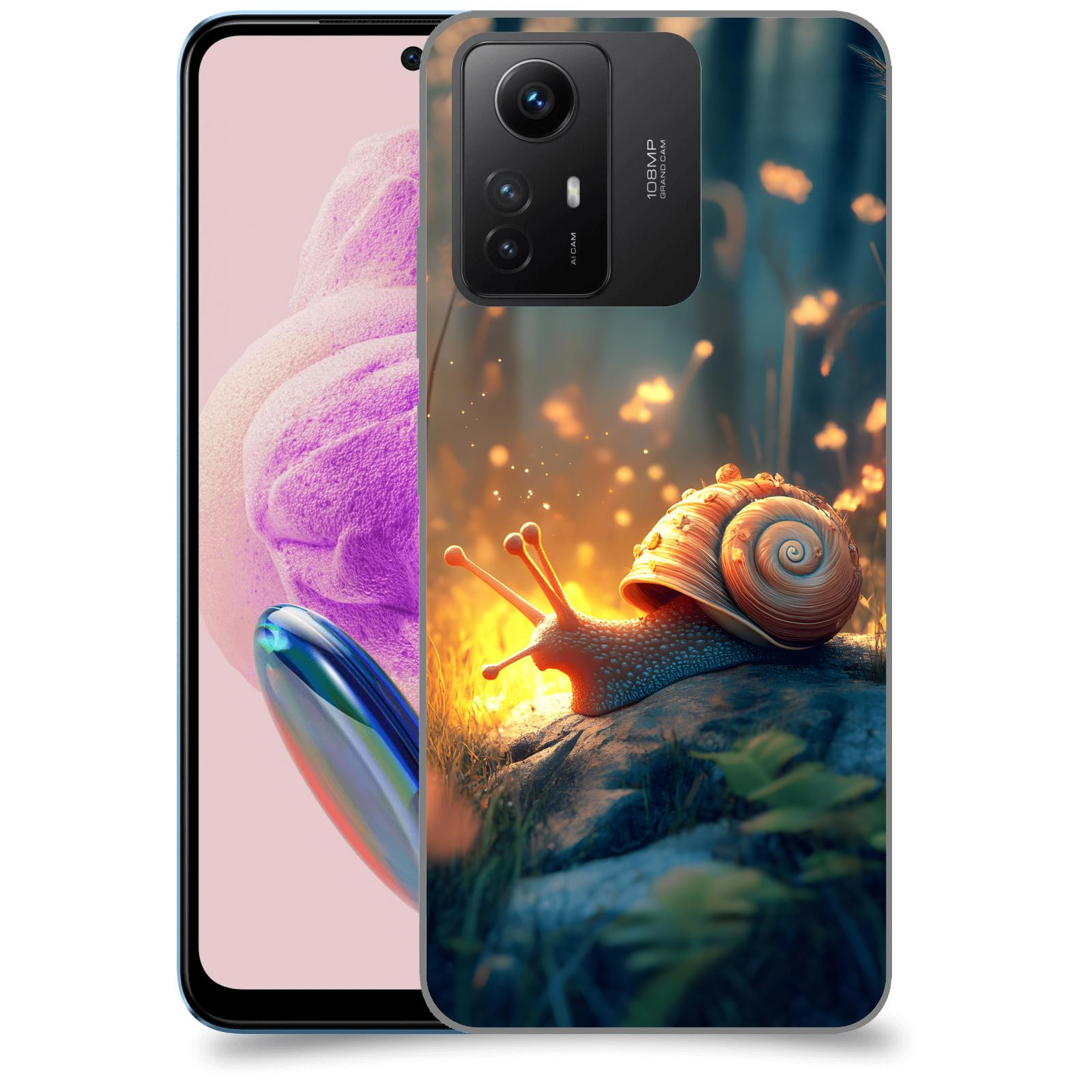 ACOVER Kryt na mobil Xiaomi Redmi Note 12S - Šnek