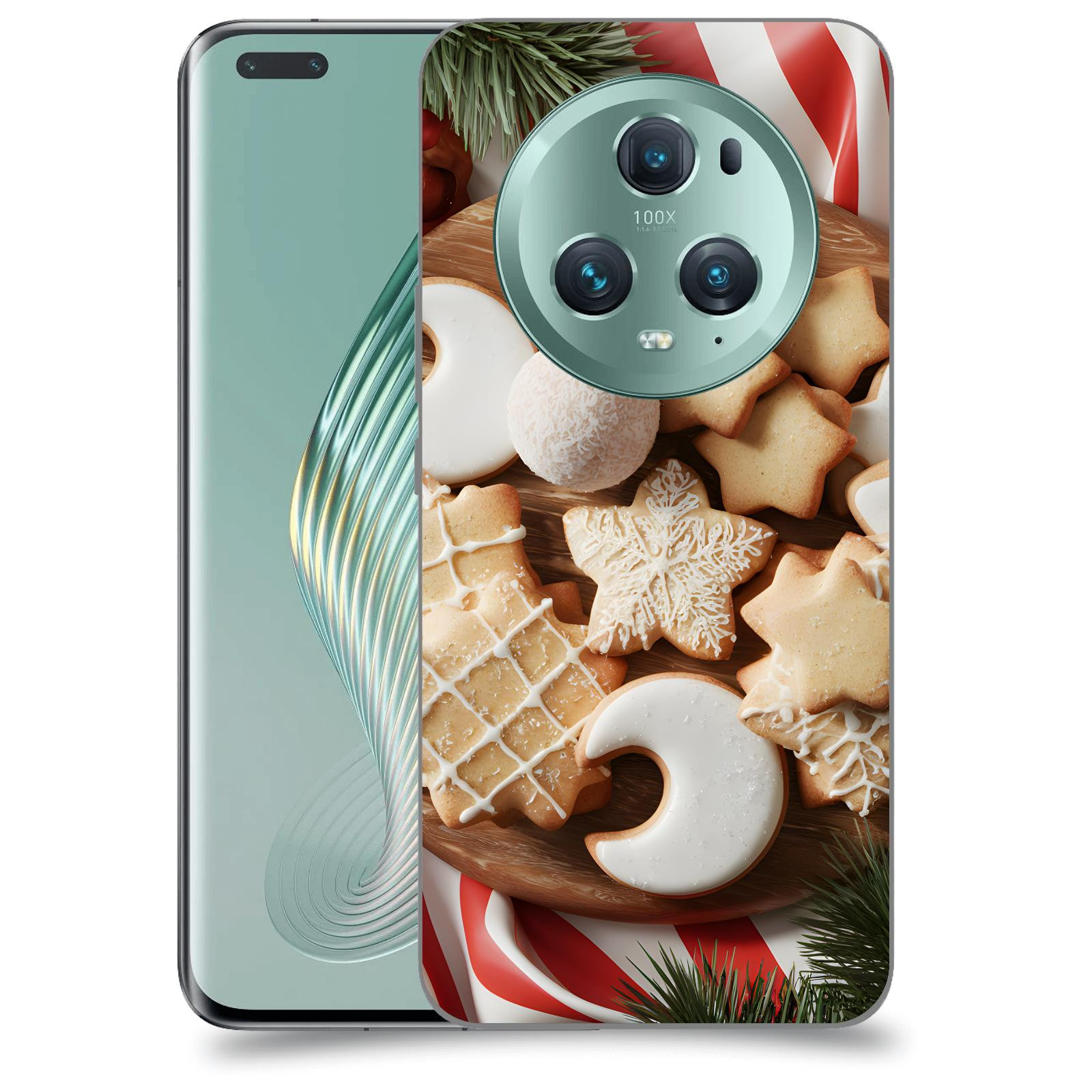 ACOVER Kryt na mobil Honor Magic5 Pro - Vánoční cukroví 2