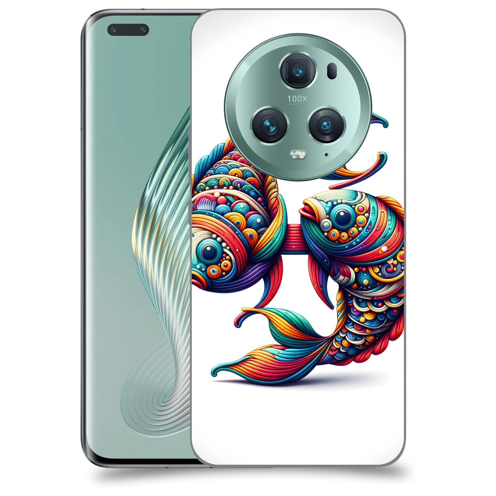 ACOVER Kryt na mobil Honor Magic5 Pro - Ryby 2