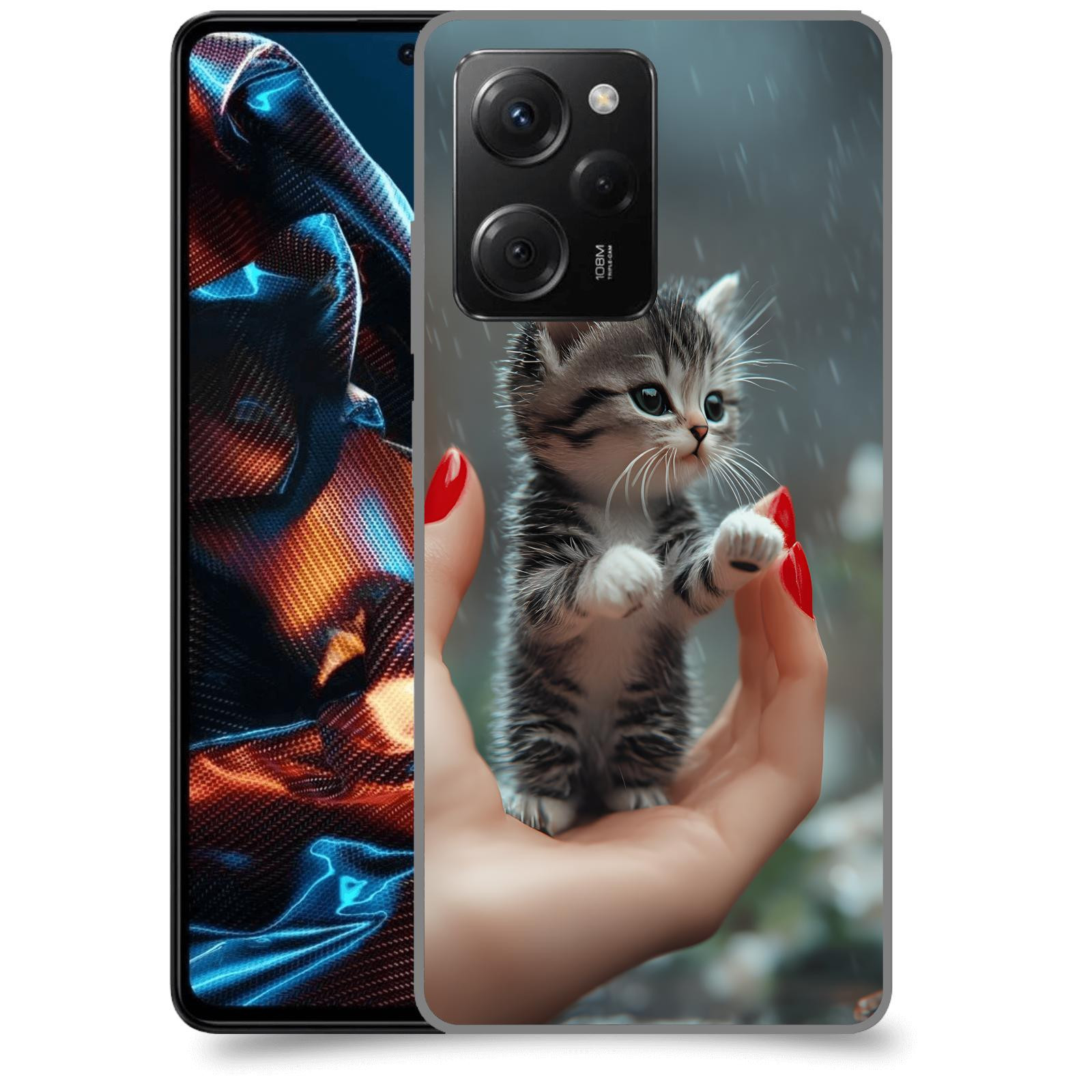ACOVER Kryt na mobil Xiaomi Poco X5 Pro - Koťátko