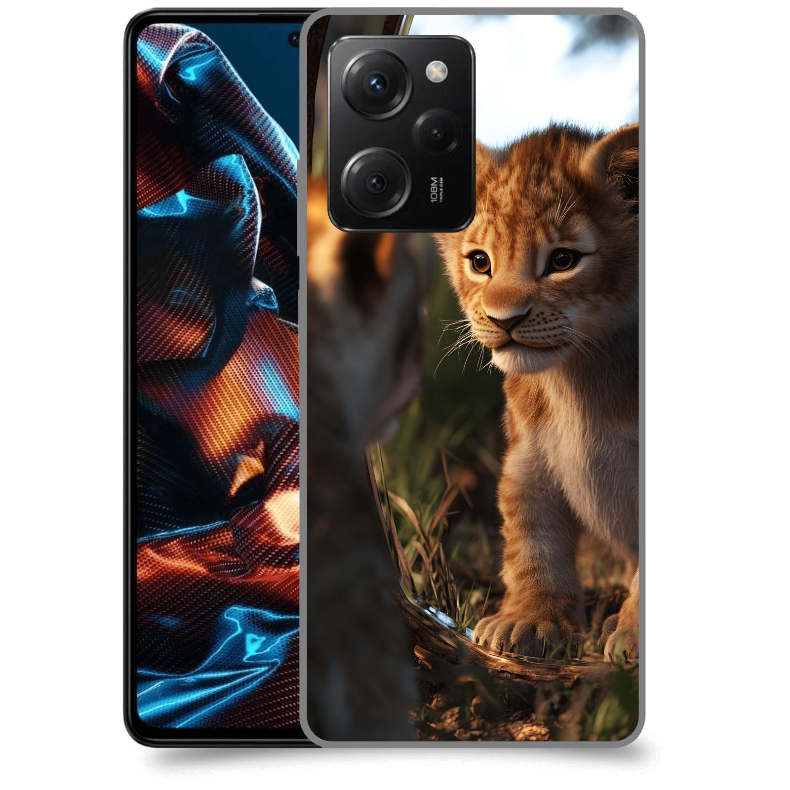 ACOVER Kryt na mobil Xiaomi Poco X5 Pro - Lvíče