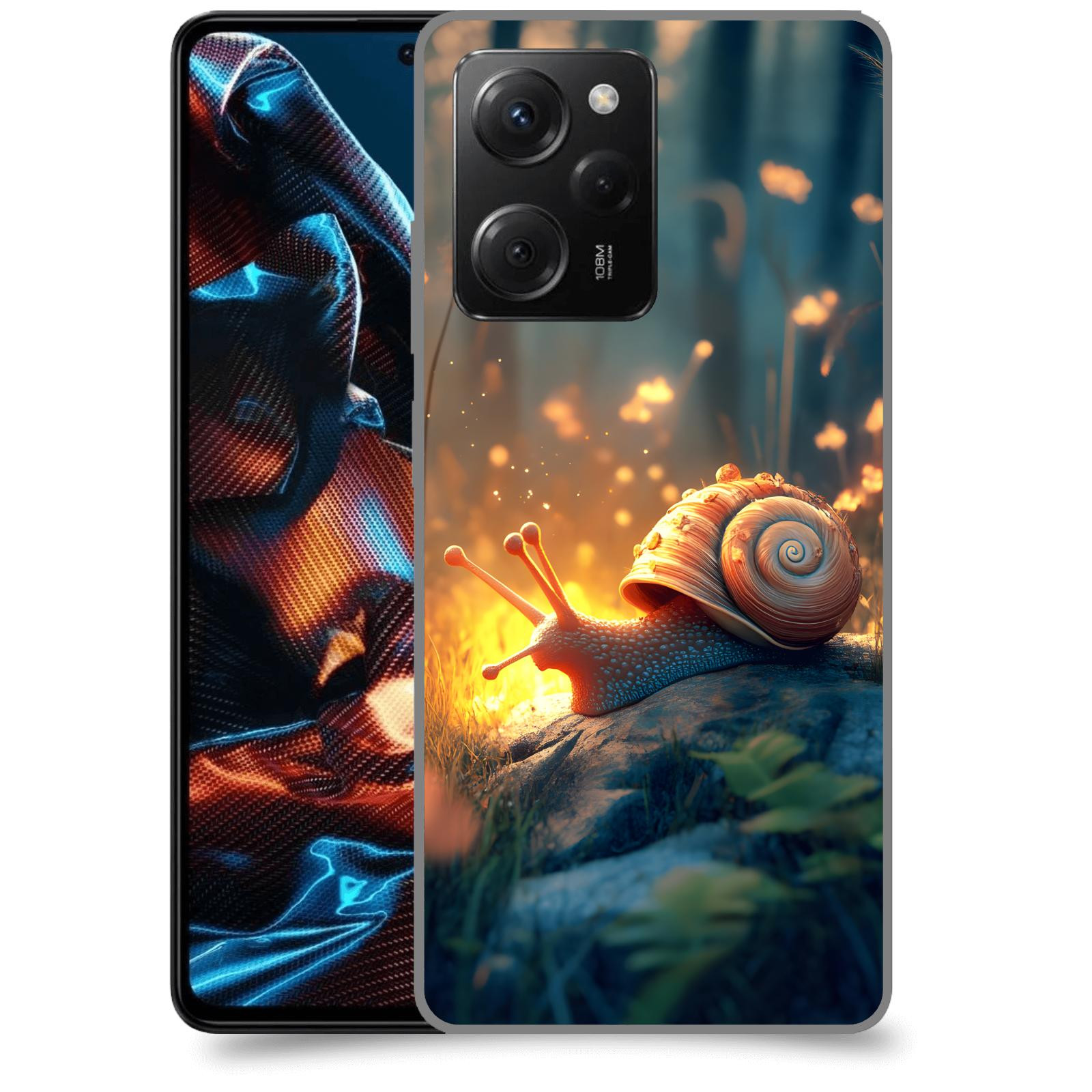 ACOVER Kryt na mobil Xiaomi Poco X5 Pro - Šnek