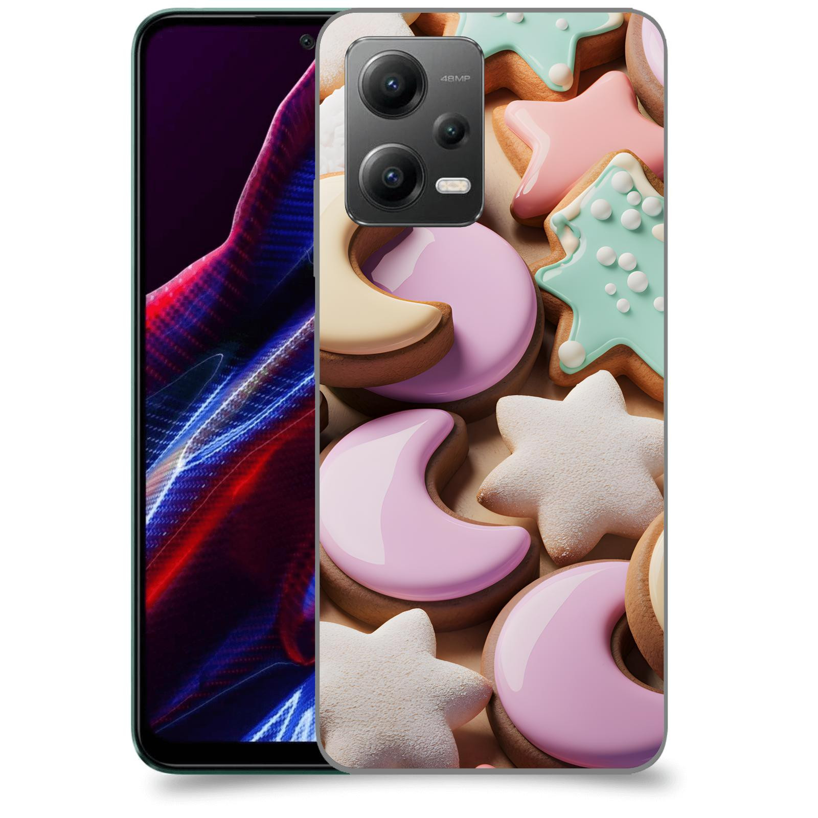 ACOVER Kryt na mobil Xiaomi Poco X5 - Vánoční cukroví
