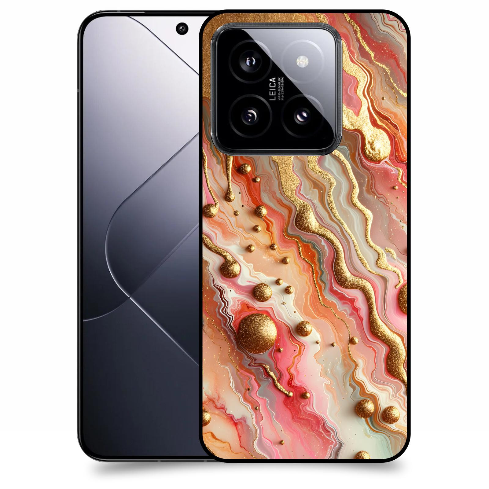 ACOVER Kryt na mobil Xiaomi 14 - Liquid Gold