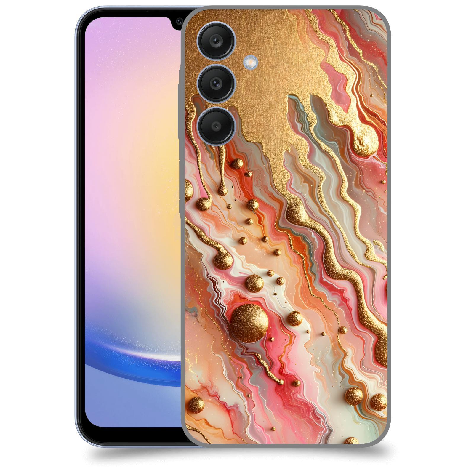 ACOVER Kryt na mobil Samsung Galaxy A25 5G - Liquid Gold