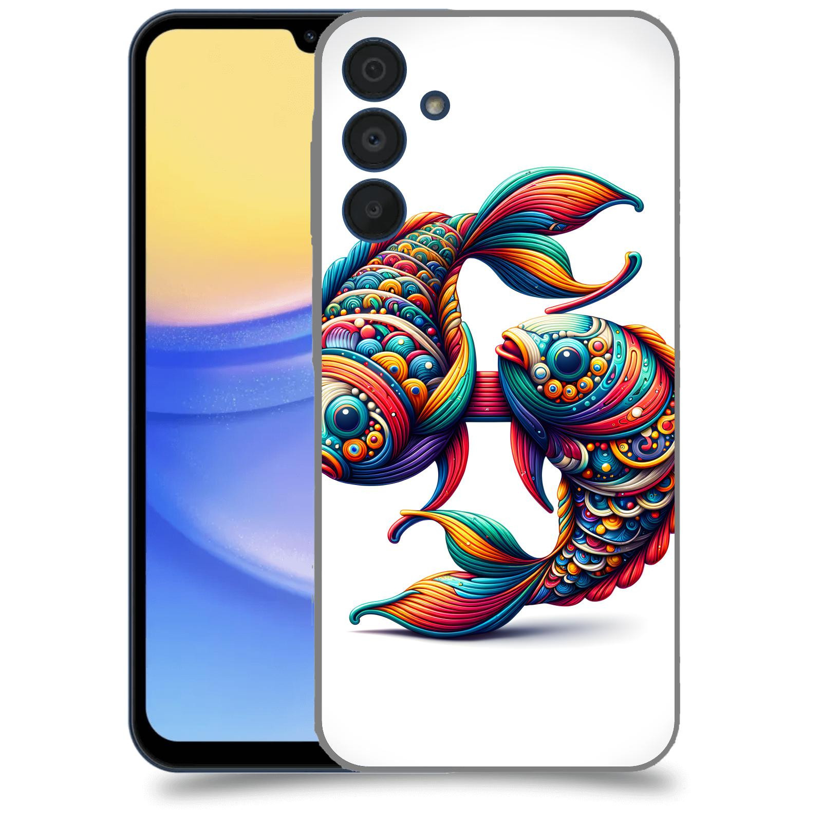 ACOVER Kryt na mobil Samsung Galaxy A15 5G - Ryby 2