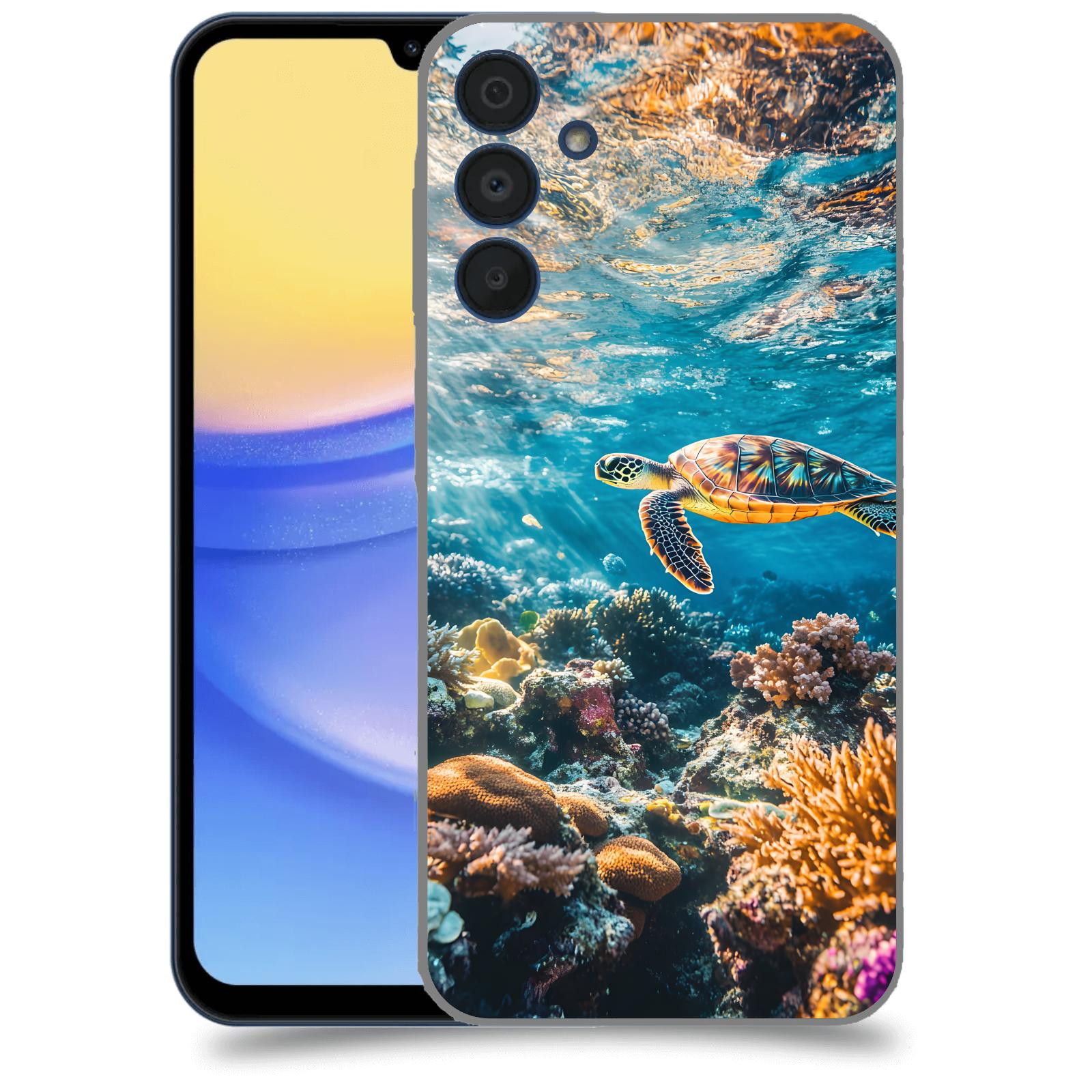 ACOVER Kryt na mobil Samsung Galaxy A15 5G - Želva