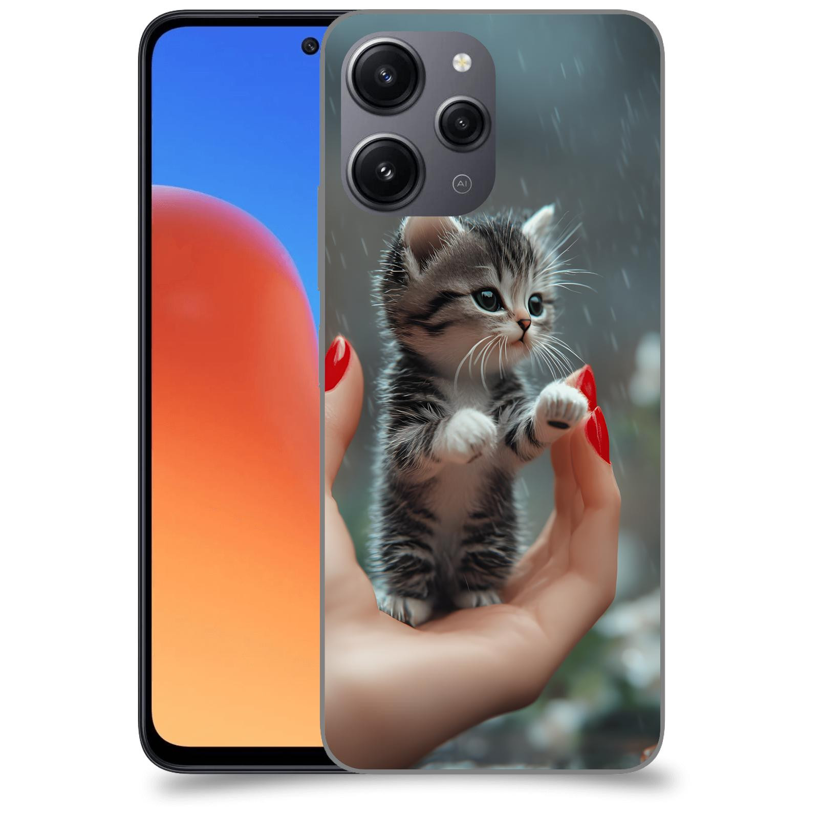 ACOVER Kryt na mobil Xiaomi Redmi 12 - Koťátko