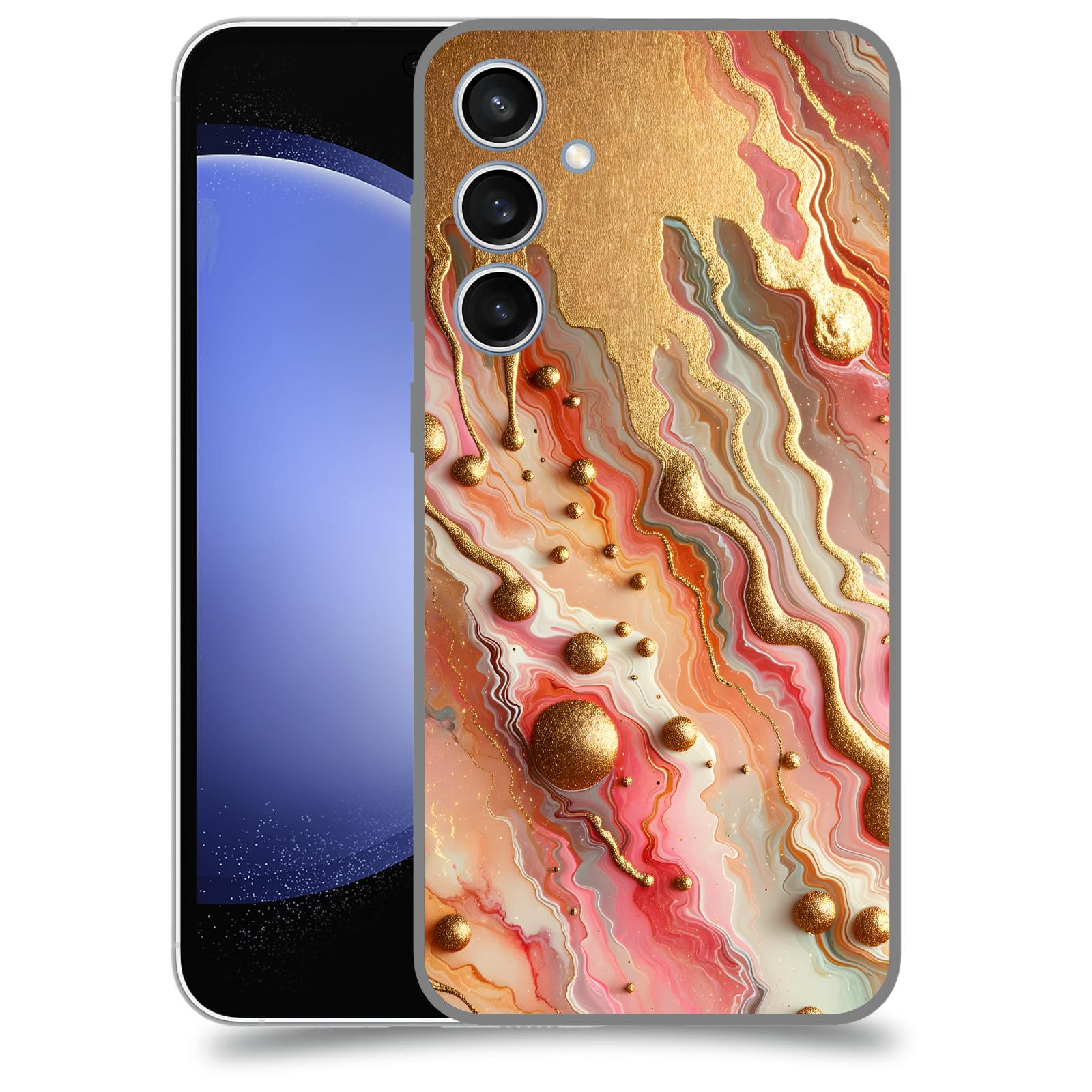 ACOVER Kryt na mobil Samsung Galaxy S23 FE - Liquid Gold