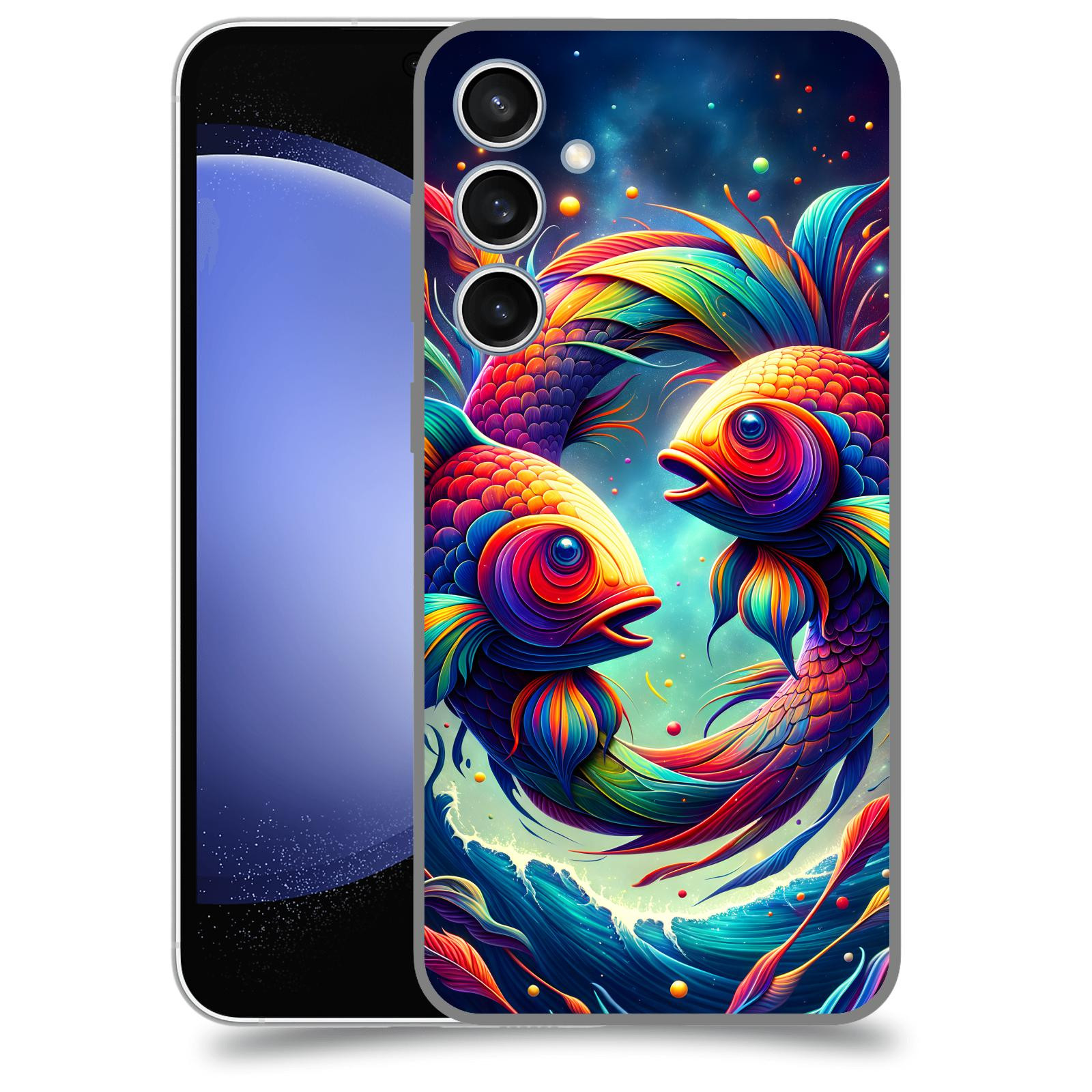 ACOVER Kryt na mobil Samsung Galaxy S23 FE - Ryby