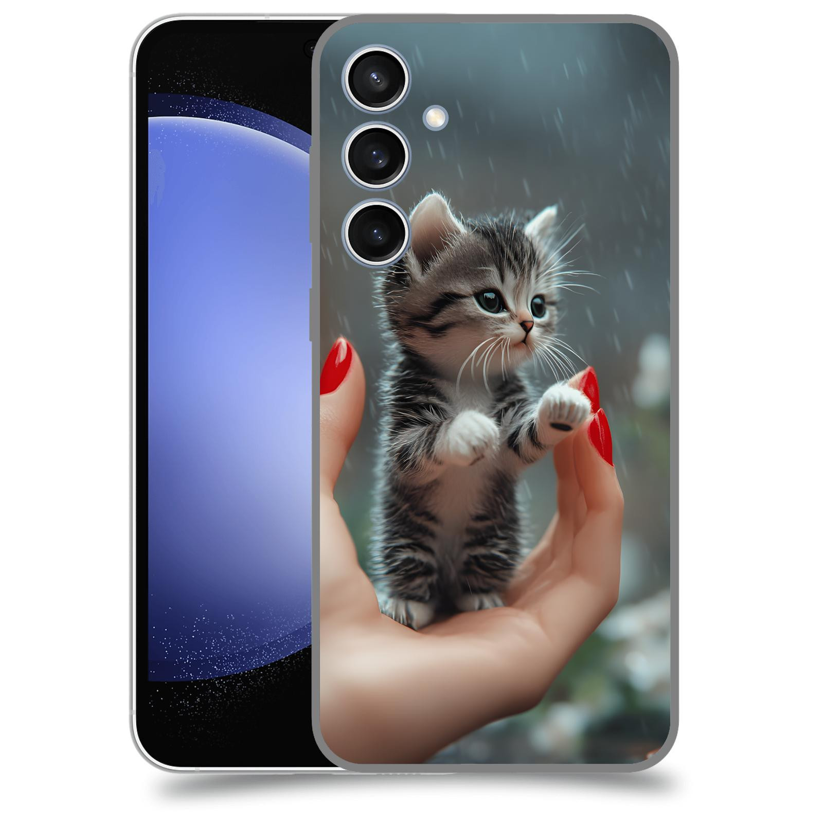 ACOVER Kryt na mobil Samsung Galaxy S23 FE - Koťátko