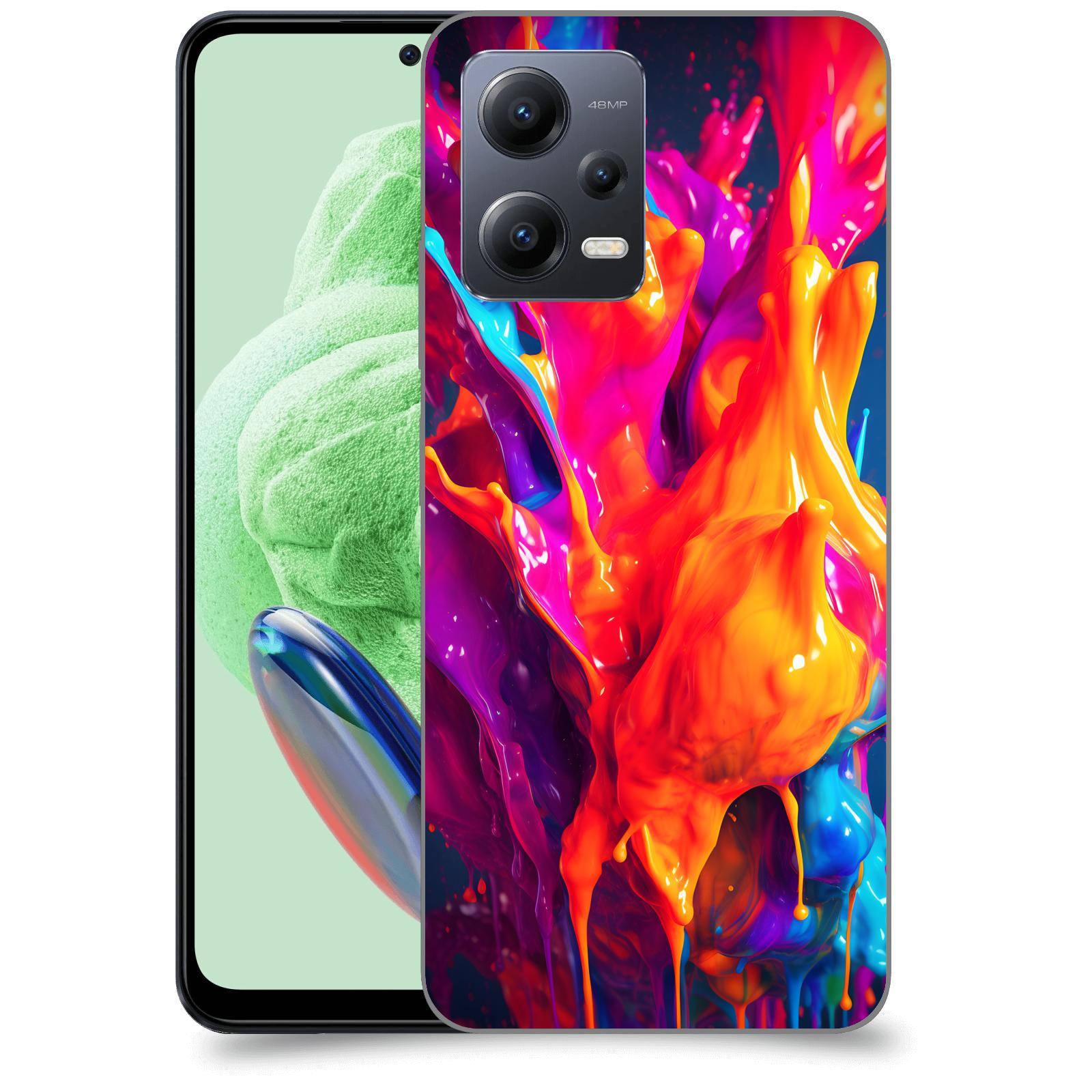 ACOVER Kryt na mobil Xiaomi Redmi Note 12 5G - Beautiful Liquid I