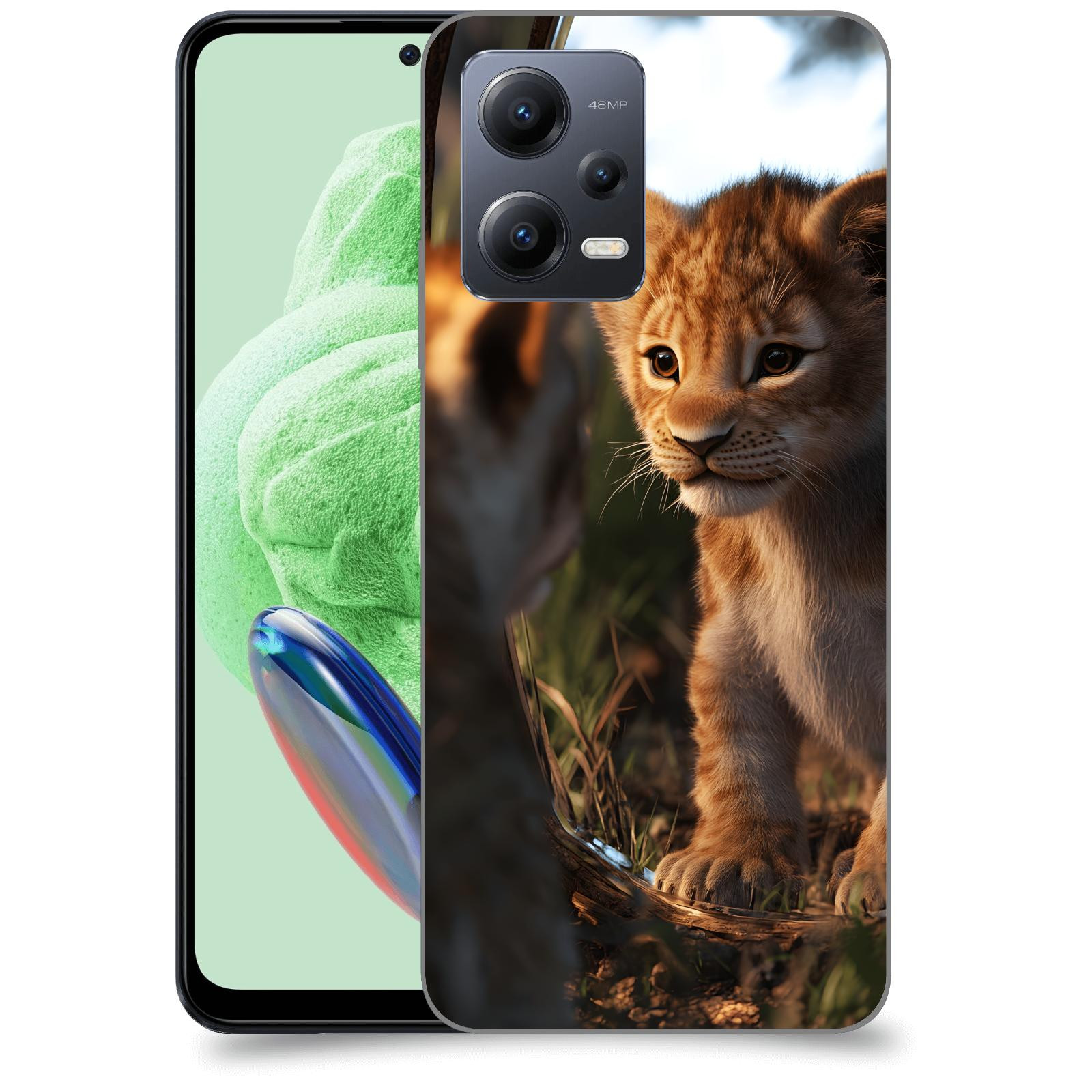 ACOVER Kryt na mobil Xiaomi Redmi Note 12 5G - Lvíče