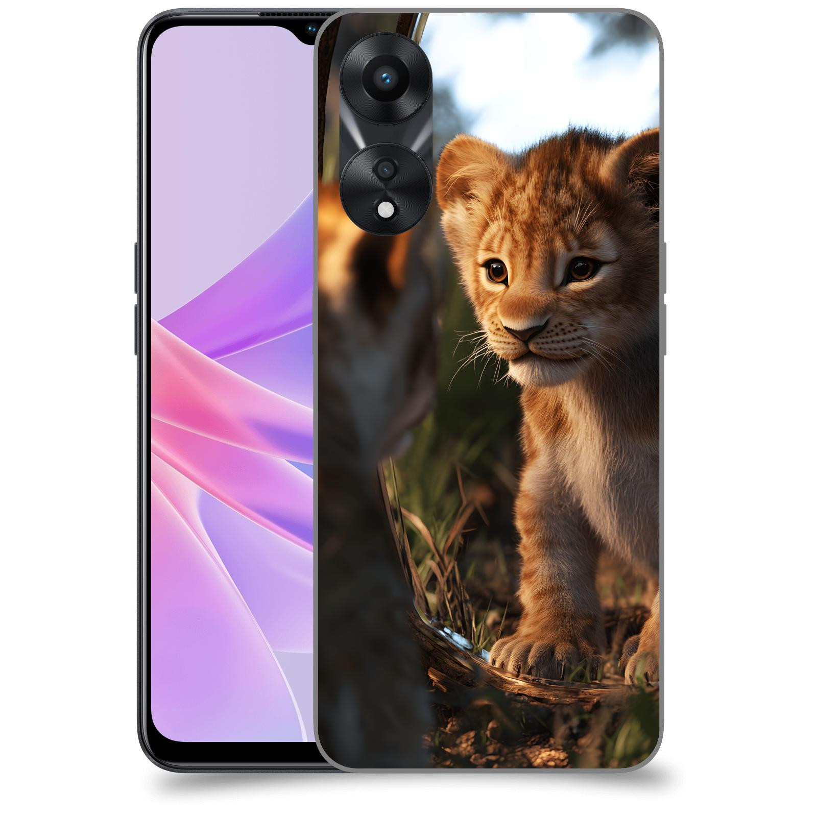 ACOVER Kryt na mobil OPPO A78 5G - Lvíče